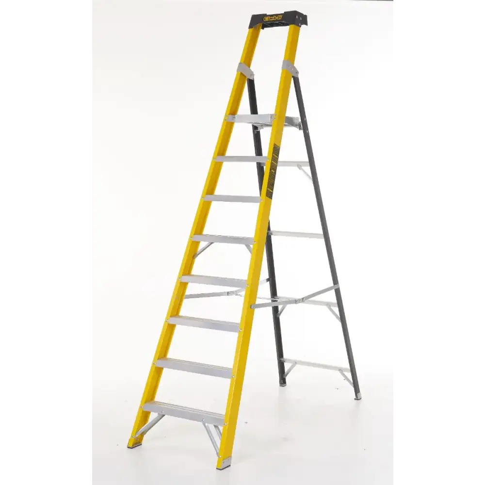 Climb It Fiberglass Platform Stepladder - Lightweight & Durable 300 lbs Capacity - Perfect for Home, Garage, and Workshop Use