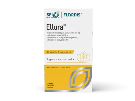 Flordis Ellura Cranberry Supplement for Urinary Tract Health & UTI Prevention - Supports Bladder Health for Women & Men