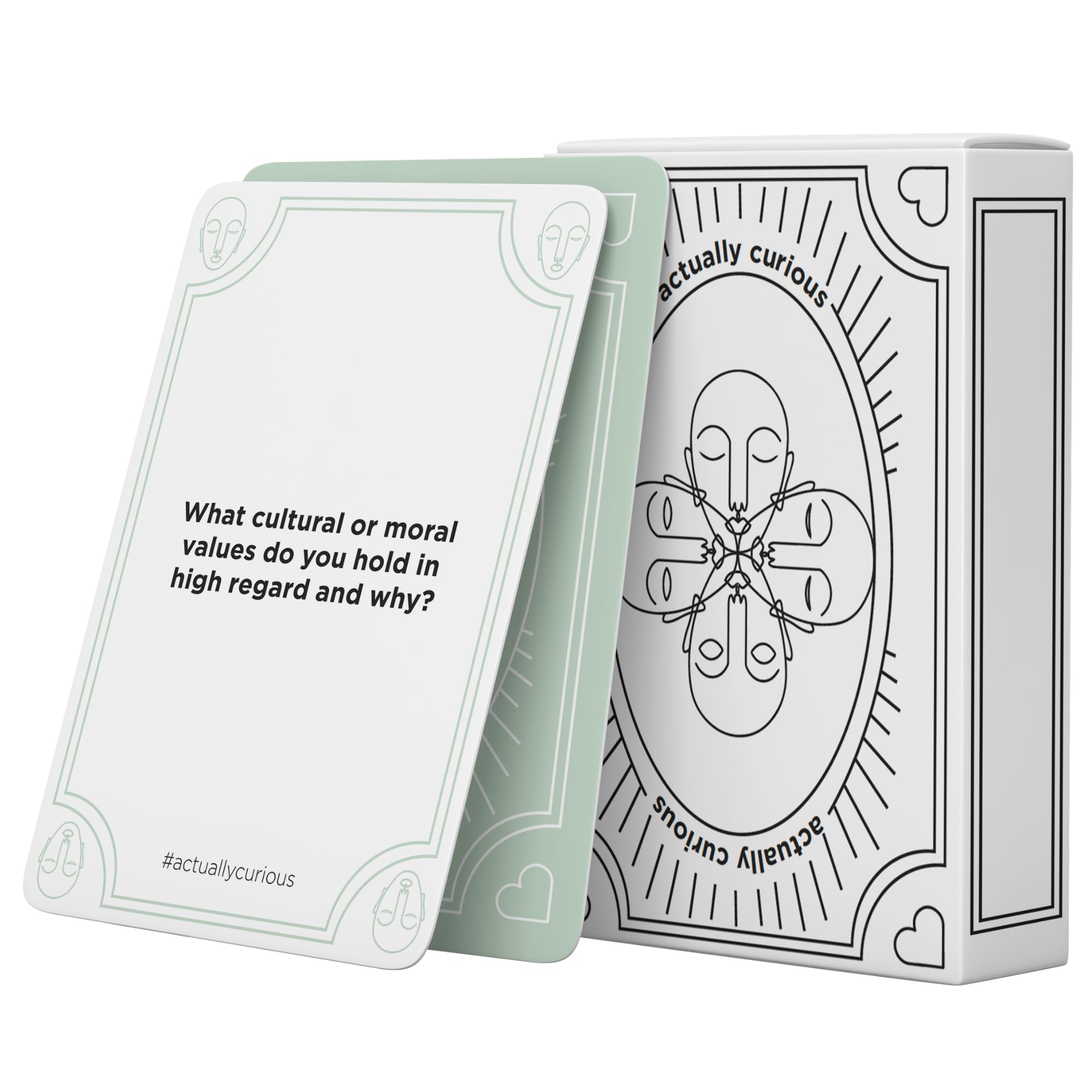 Original Deep Conversation Cards for Couples & Families - Therapy Game for Anxiety Relief, Counselor Office Must-Have | Fun Icebreaker & Bonding Activity for Date Nights, Group Therapy & Family Game Nights