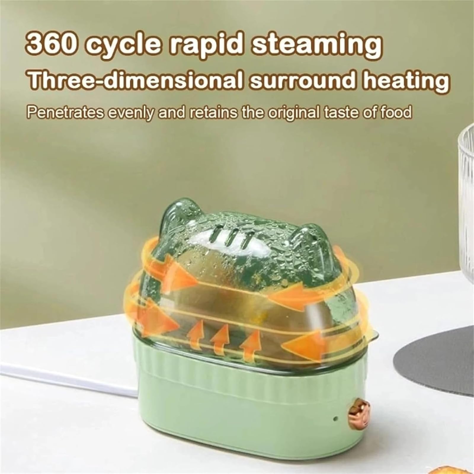 Smart Mini Egg Cooker - Electric Rapid Egg Boiler for Hard, Soft & Onsen Tamago Eggs with Auto Shut Off | Perfect for Dorms, Small Kitchens & Quick Breakfasts (2 Egg Capacity)