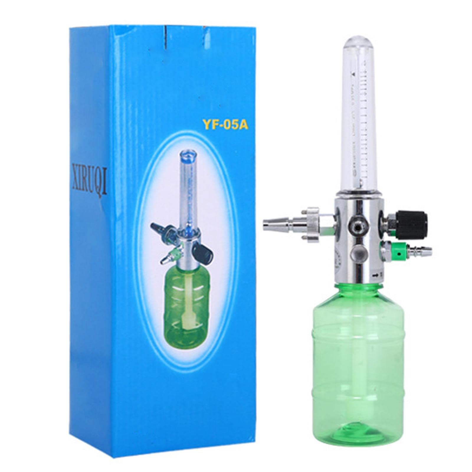 SAZ DEKOR Oxygen Flow Meter Regulator with Durable Valve for Medical Use - Perfect for Home Healthcare, Hospitals, and Emergency Oxygen Therapy