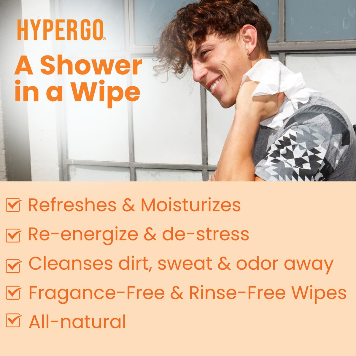 Extra Large No Rinse Shower Wipes for Adults - 2 Scented Disposable Body Wipes Bundle | Perfect for Camping, Travel, Gym & Post-Surgery Care