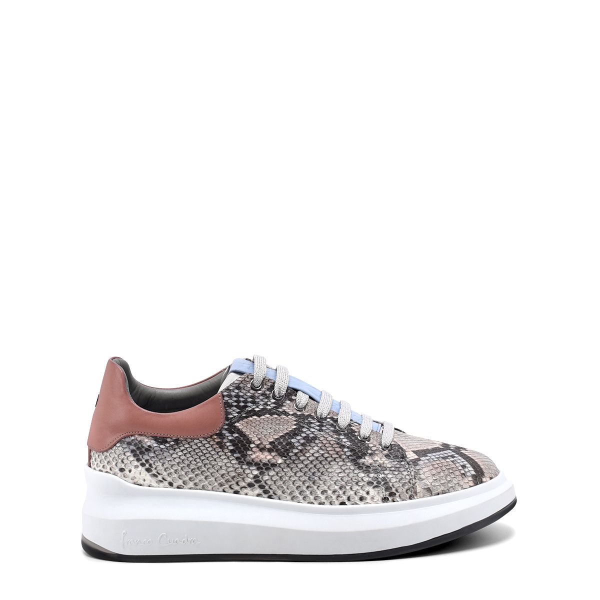 Women's Cuadra Blue Casual Fashion Python Sneakers - Stylish & Comfortable for Everyday Wear, Work & Outings