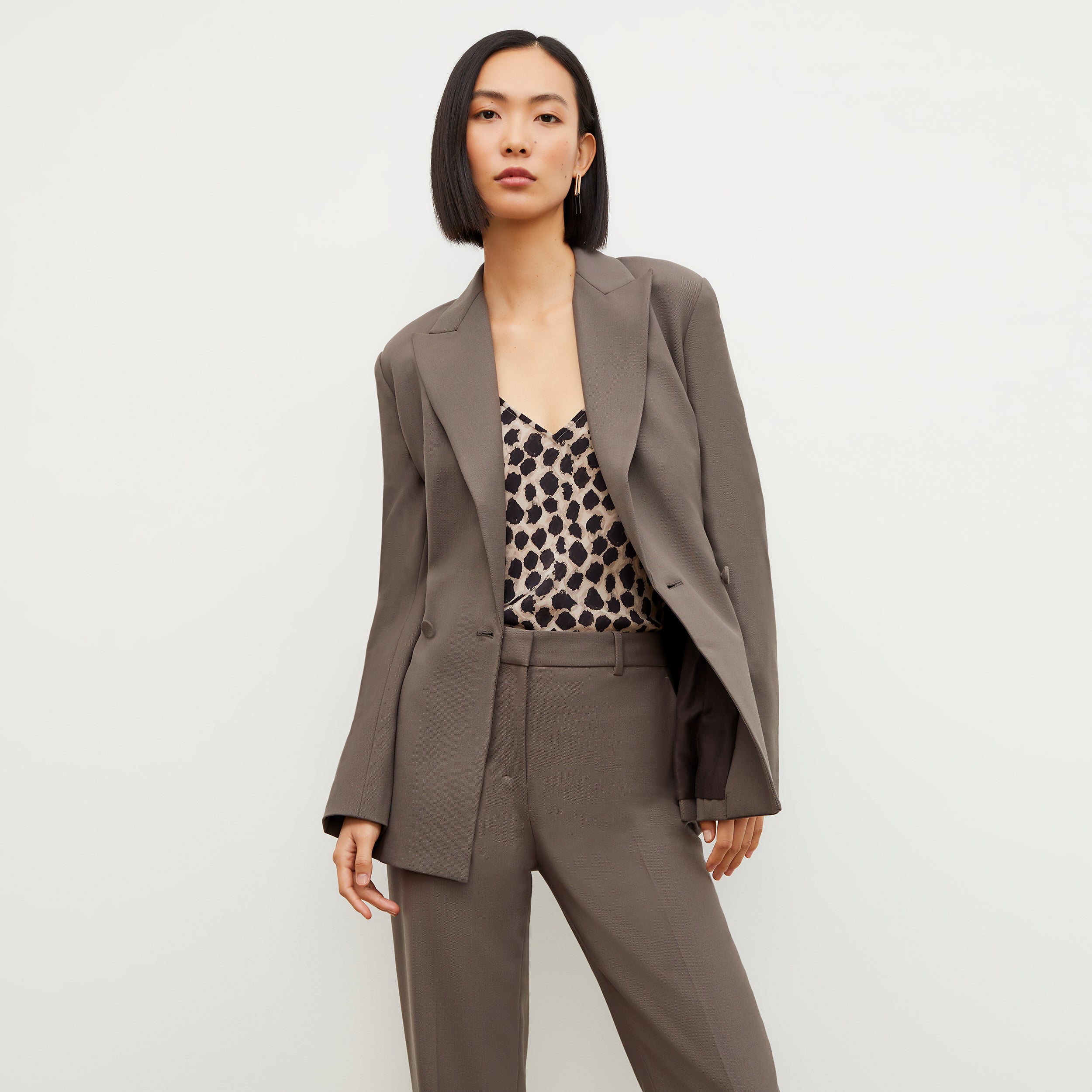 Premium Mejia Sharkskin Mink Pants for Women - Soft & Stylish Formal Trousers for Office, Business Meetings & Special Occasions