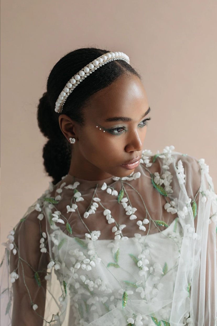 Bromelia Headband for Women - Stylish Floral Hair Accessories for Parties, Weddings & Everyday Wear