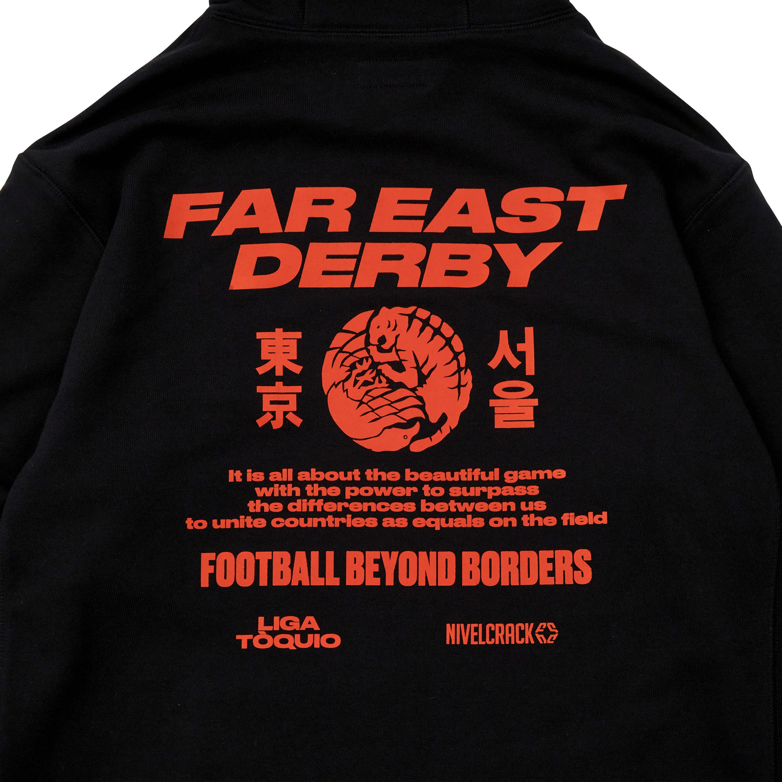 Nivelcrack Far East Derby Hoodie - Black | Men's Streetwear Pullover Sweatshirt | Casual Urban Fashion for Everyday Wear & Outdoor Activities