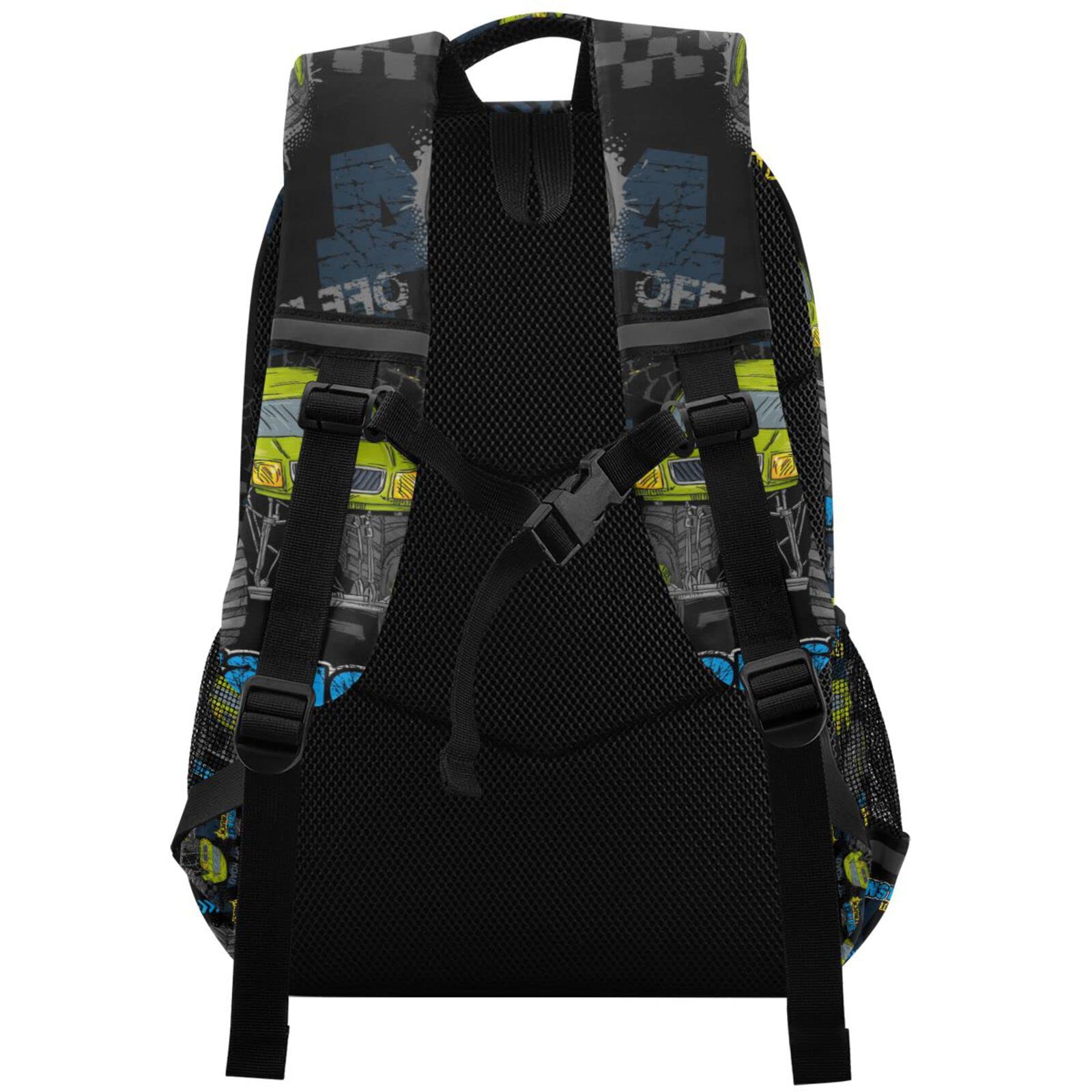 **Monster Truck Backpack for Boys & Girls - Durable School Backpack, Kids Bookbag for Elementary Students, Travel Rucksack - Perfect for School, Hiking & Daily Adventures**
