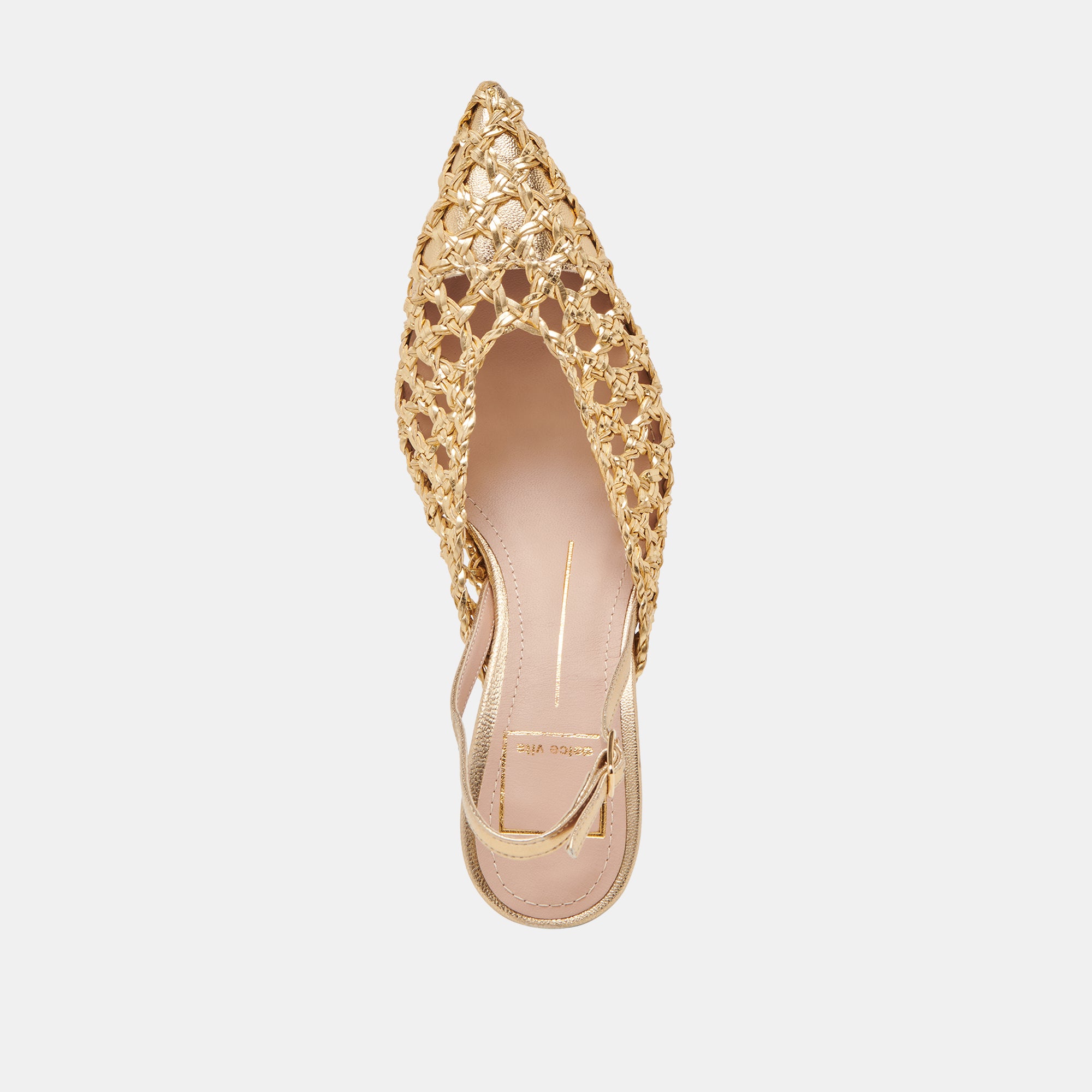 Gloria Gold Woven Heels for Women - Elegant High Heel Sandals for Parties, Weddings & Special Occasions
