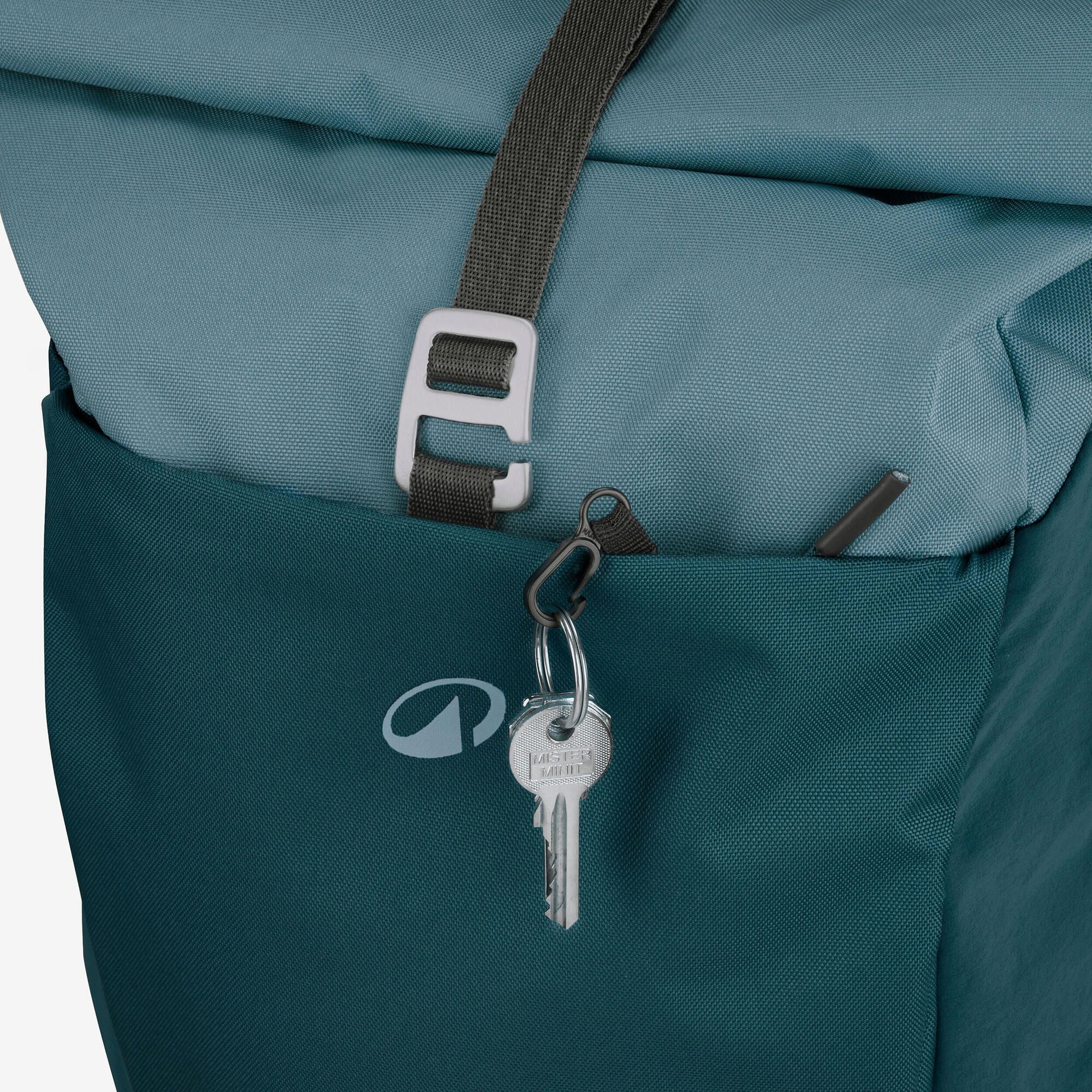 Quechua NH500 Escape 16L+4 Rolltop Hiking Backpack - Lightweight Water-Resistant Daypack for Outdoor Adventures, Camping & Travel
