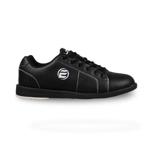 ELITE Men's Classic Black Bowling Shoes - Wide Width for Comfort & Performance - Perfect for League Play & Casual Bowling