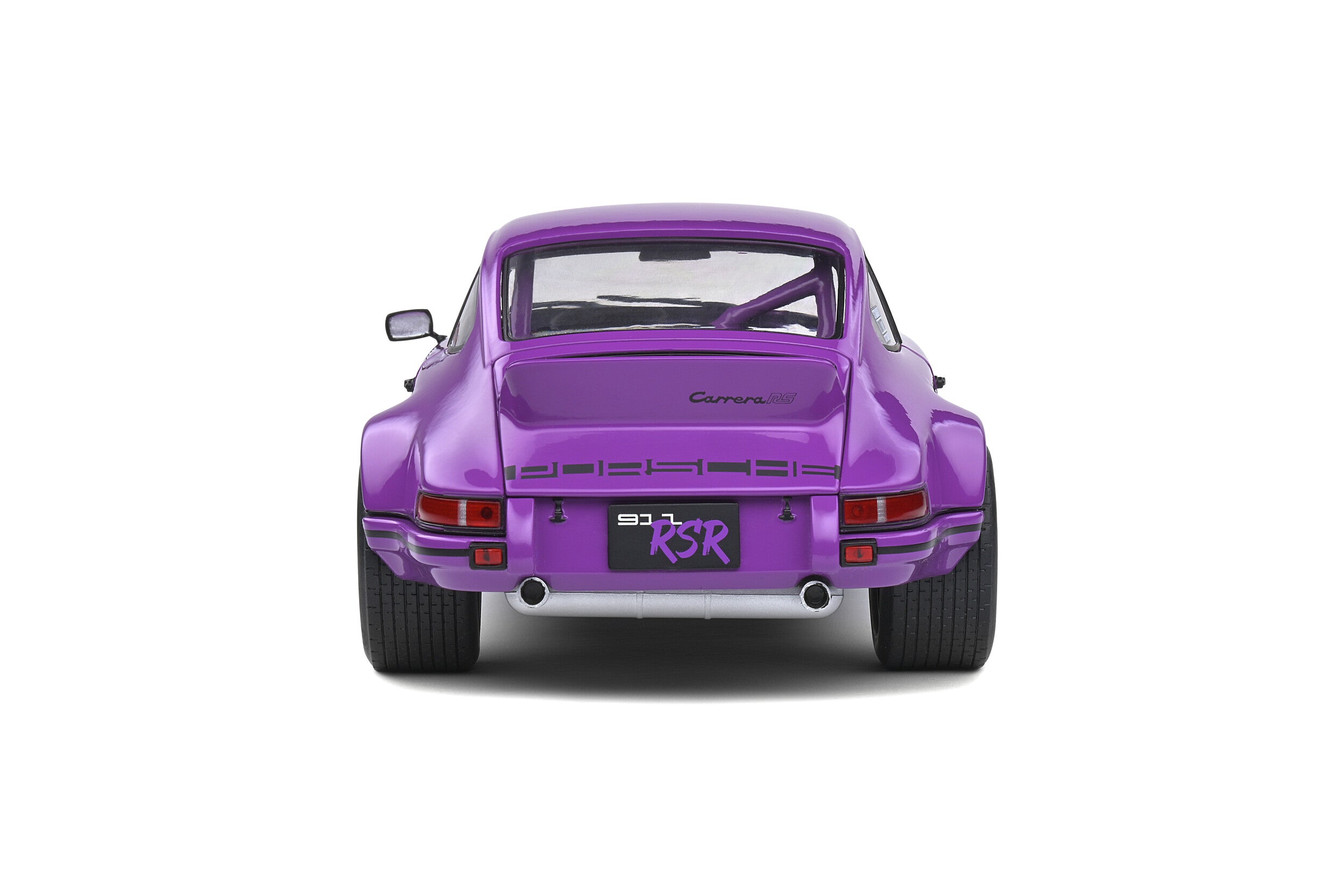 1:18 Solido Porsche 911 RSR Purple Street Fighter Diecast Model Car - 1973 Classic Sports Car Collectible for Display & Racing Enthusiasts - Perfect for Home Office Decor, Car Shows & Gift Giving