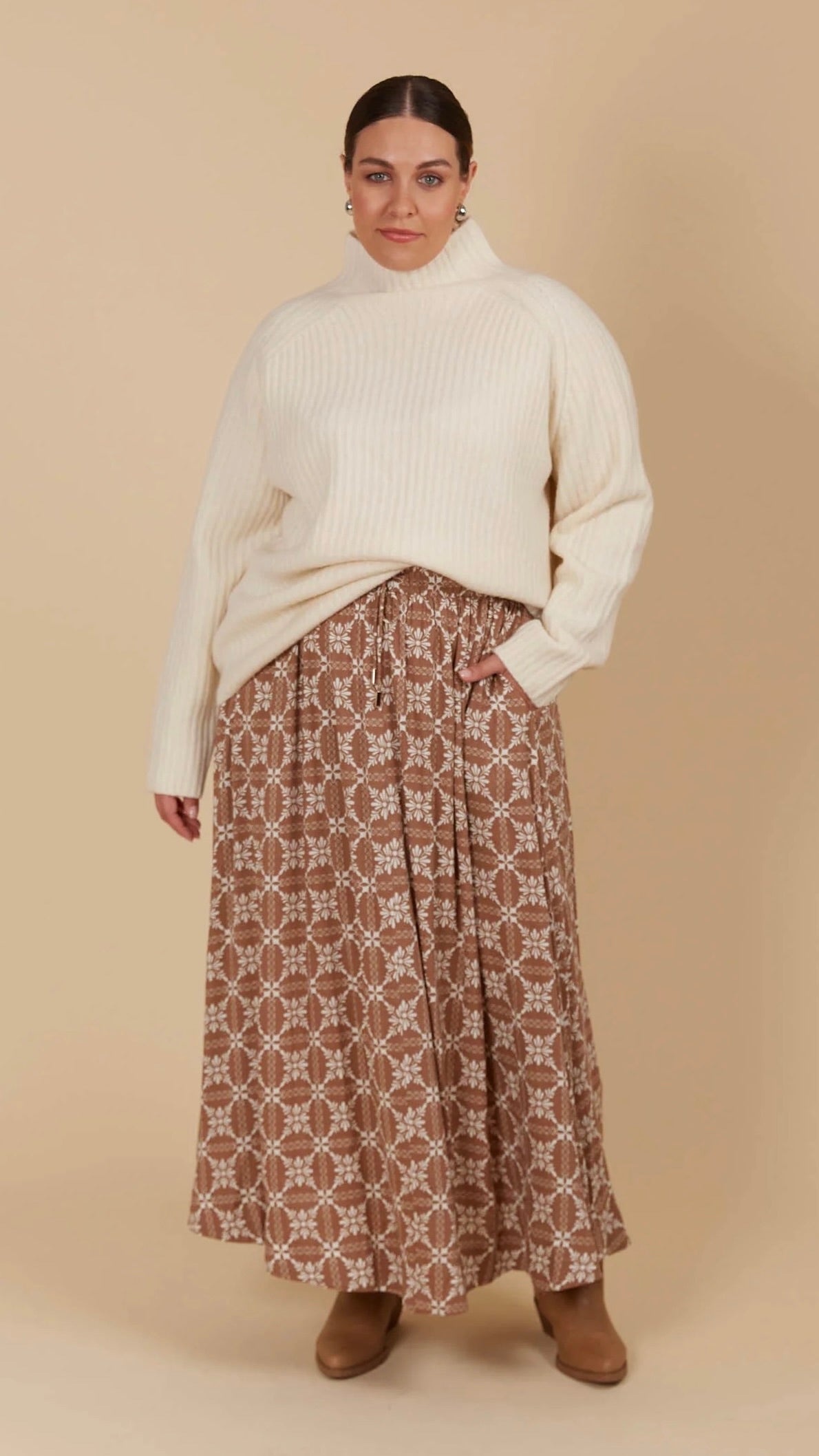 Venus Skirt Deity - Elegant Flowy Maxi Skirt for Women | Boho Chic Summer Dress | Perfect for Beach, Festival, and Casual Wear