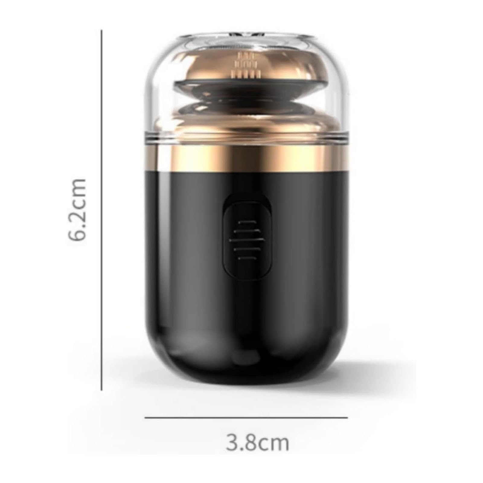 Professional 2-in-1 Mini Electric Shaver & Nose Hair Trimmer for Men - Waterproof USB Rechargeable Travel Razor with LED Display (Black) | Perfect for Travel, Gym, Home & Office Grooming | Great Gift for Father's Day, Birthday & Christmas | Ideal for Business Trips, Camping & Daily Personal Care | Compact Design for On-the-Go Grooming, Quick Touch-Ups & Travel Convenience