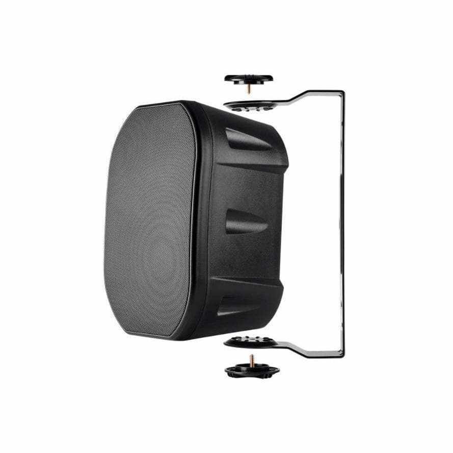 6.5 Inch Weatherproof Outdoor 2-Way Speakers with Wall Mount Bracket - Black or White (Pair) | BBQthingz® - Perfect for Patio, Poolside, and Backyard Entertainment