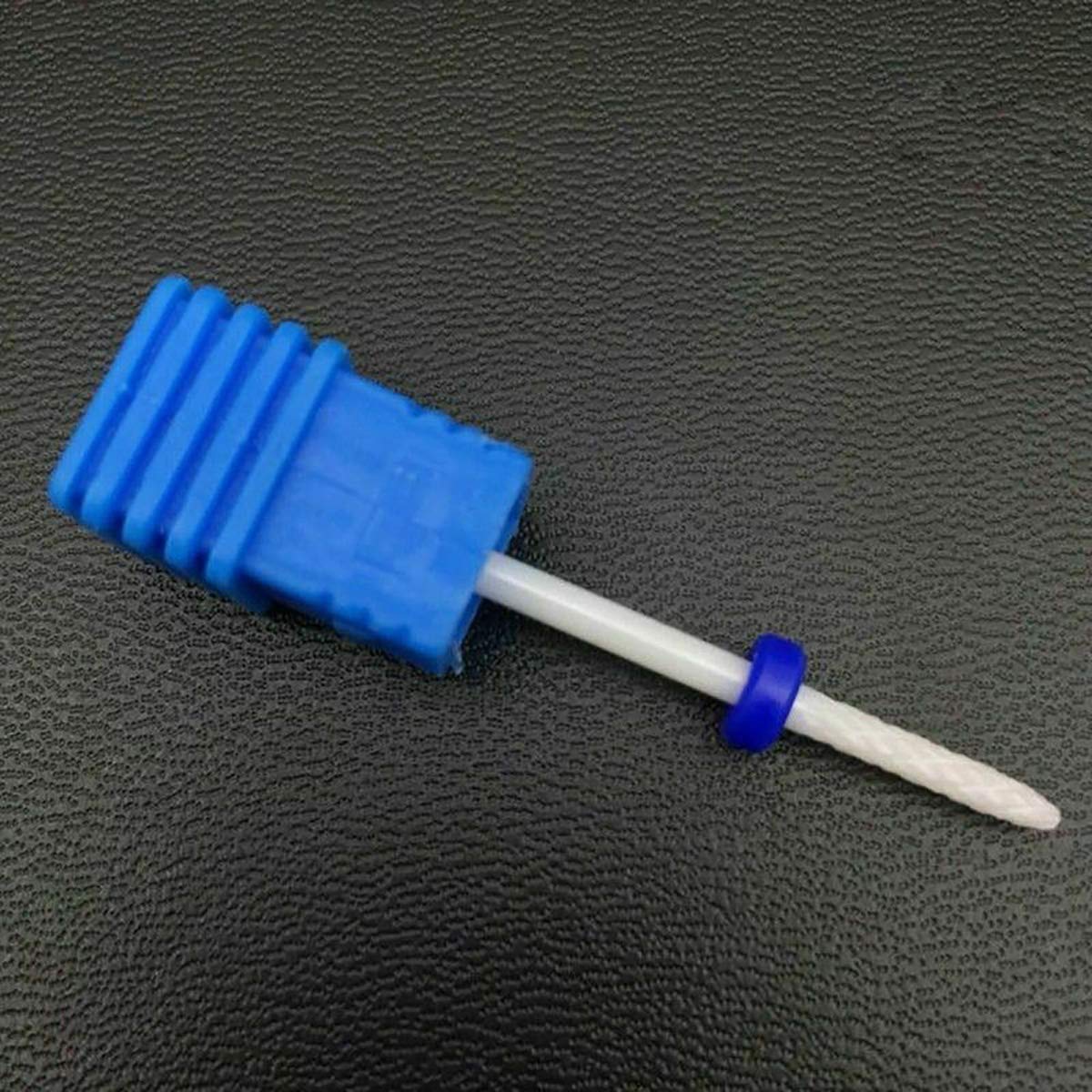 Professional Ceramic Nail Drill Bits Set - 10PCS Manicure Pedicure Drill Bits for Nail Salon & Home Use, Cuticle Cleaner & Gel Polish Remover - Perfect for Nail Art, Acrylics & DIY Nail Care