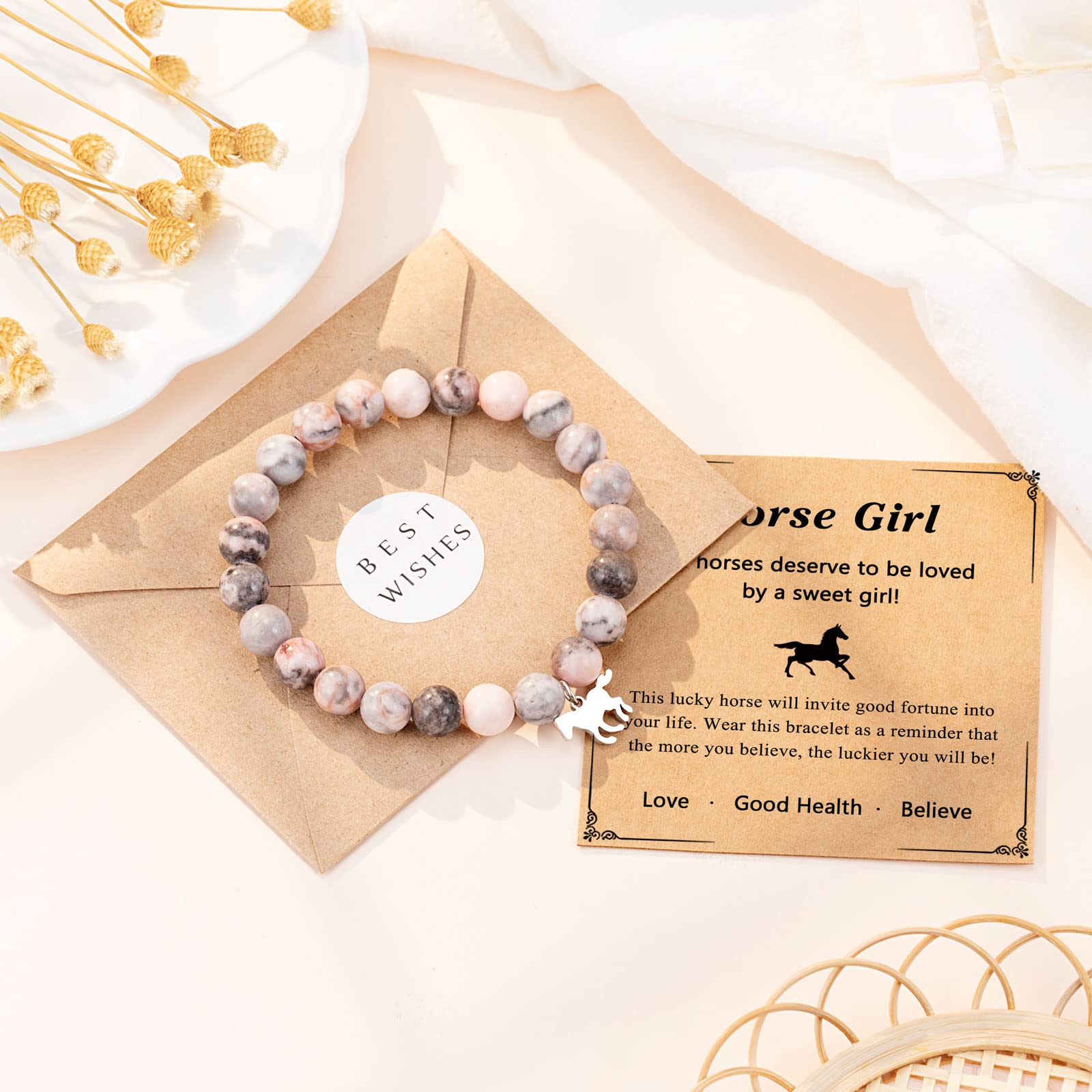Horse Lover Bracelet for Women & Girls - Elegant Horse Jewelry Gift for Birthday, Christmas, Daughter, Granddaughter, Niece - Perfect for Equestrian Enthusiasts & Horse-Themed Parties