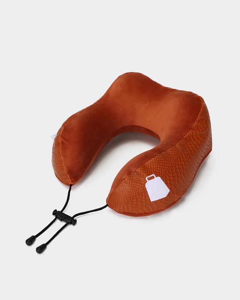 Apollo 1 Neck Pillow for Travel & Office - Memory Foam Support for Airplane, Car, Home Use - Comfortable & Ergonomic Design for Neck Pain Relief