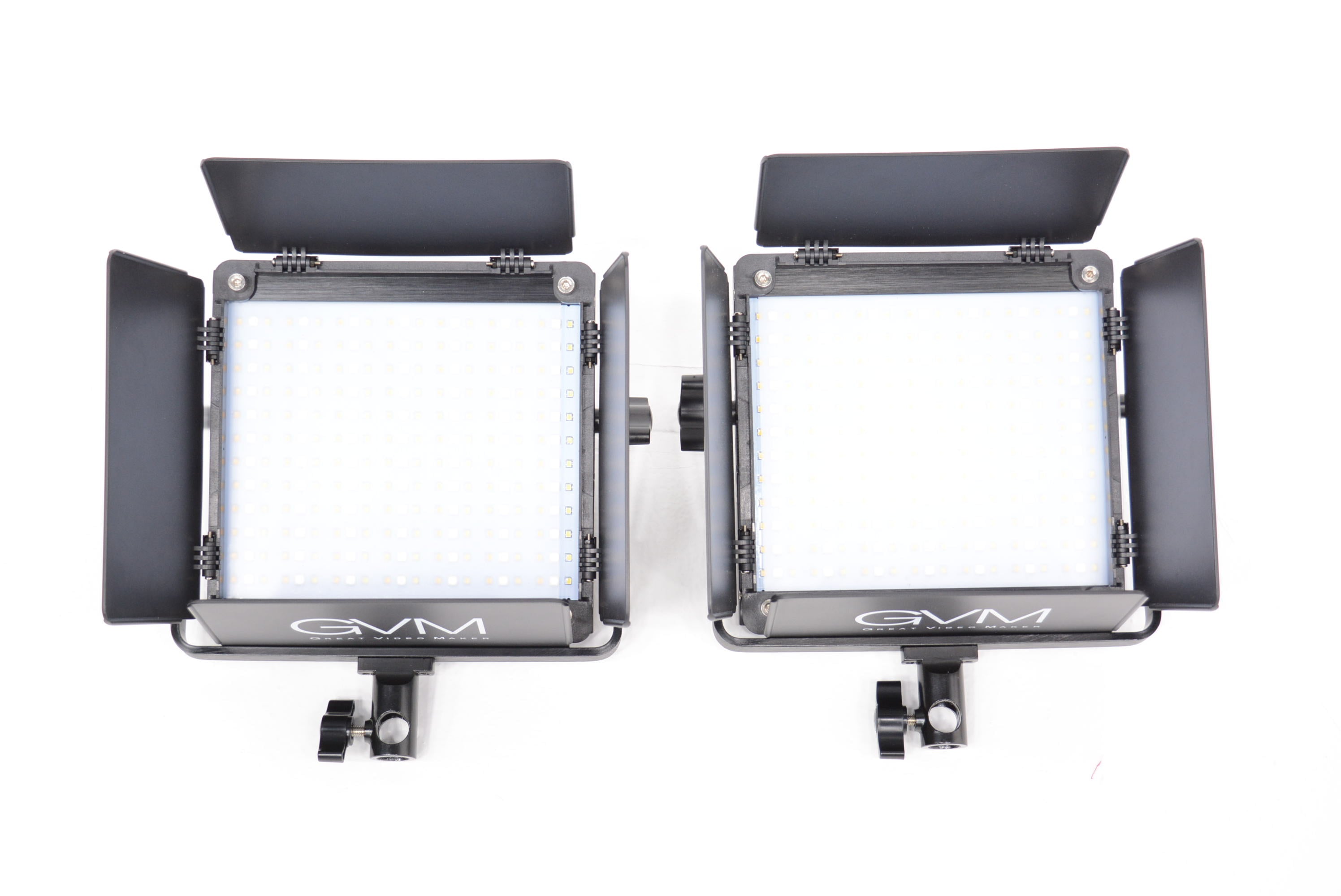 GVM 800D RGB LED 2 Light Kit with Adjustable Brightness & Color Temperature - Professional Photography Lighting for YouTube, Studio, and Live Streaming
