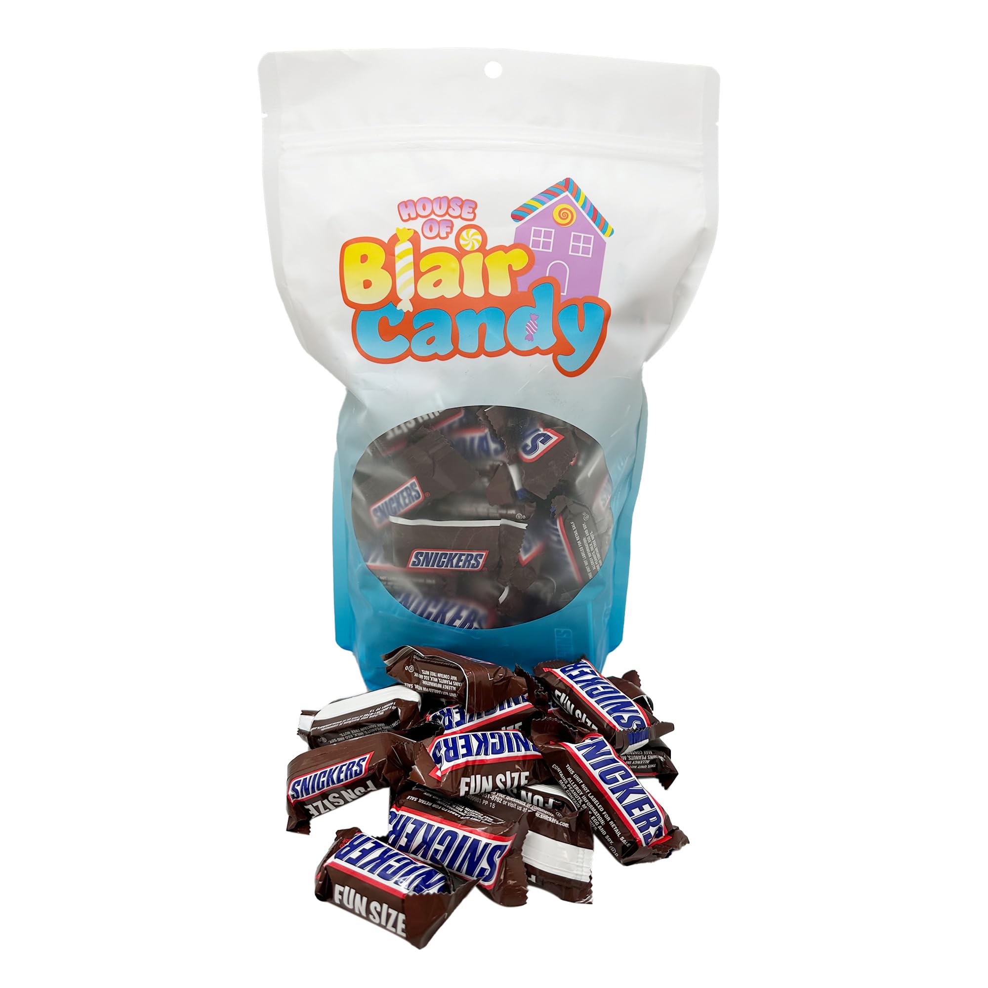 Snickers Fun Size Chocolate Bars - 3LB Bulk Candy for Parties & Gifts