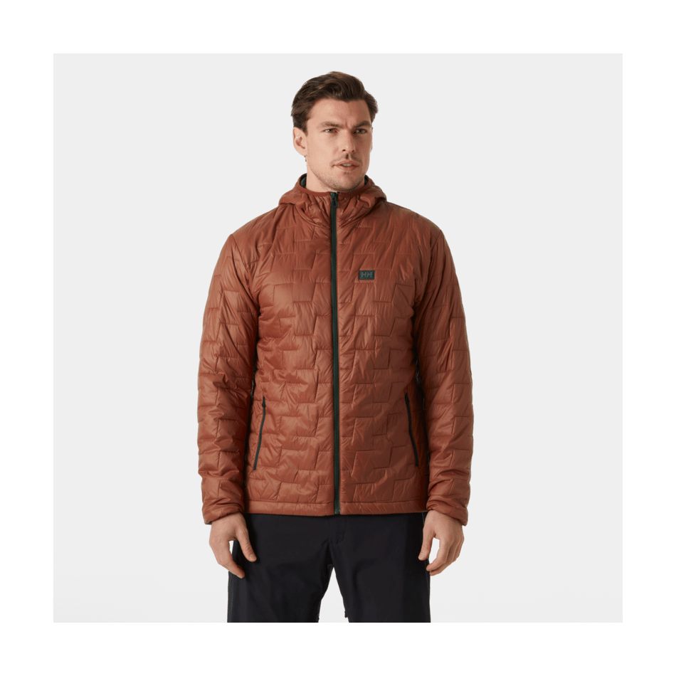 Helly Hansen Men's Lifaloft Hooded Insulated Jacket - Lightweight Winter Coat for Outdoor Activities, Hiking & Camping | Water-Resistant & Windproof 2025 Edition