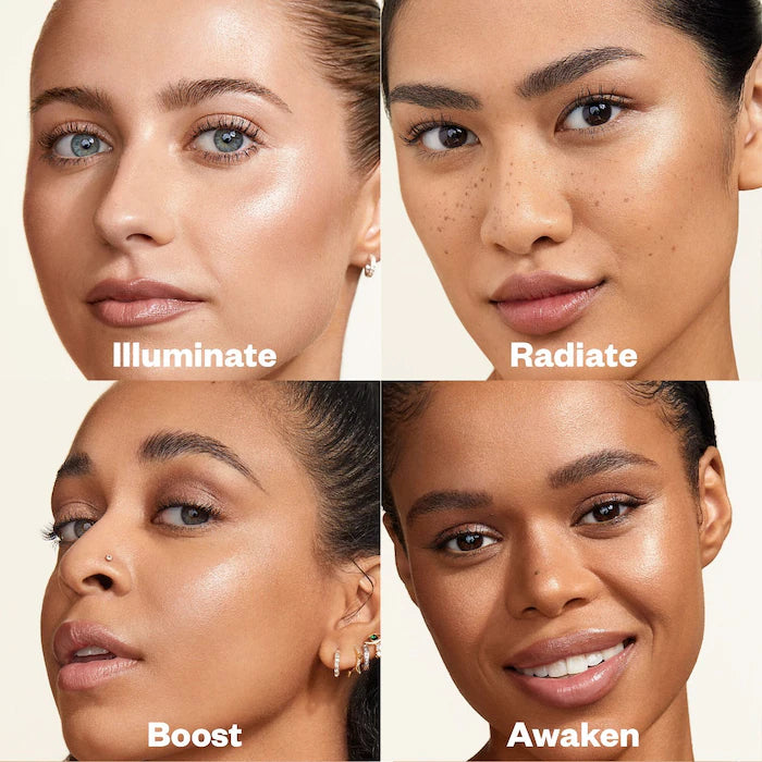Kosas Glow I.V. Vitamin Infused Illuminator - Hydrating Face Highlighter for Dewy Makeup Look | Perfect for Daily Wear & Special Occasions