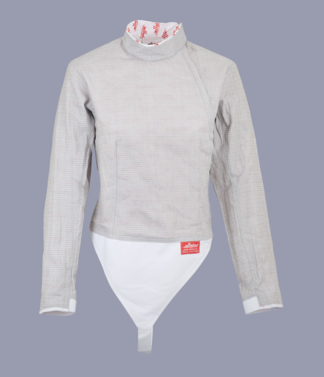 Allstar Women's Front Zip Sabre Lame Fencing Jacket - Lightweight & Durable for Competitive Fencing & Training