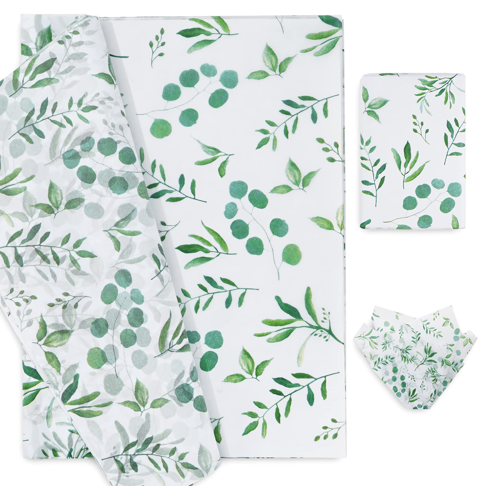 Whaline 100 Sheets Eucalyptus Tissue Paper - 14