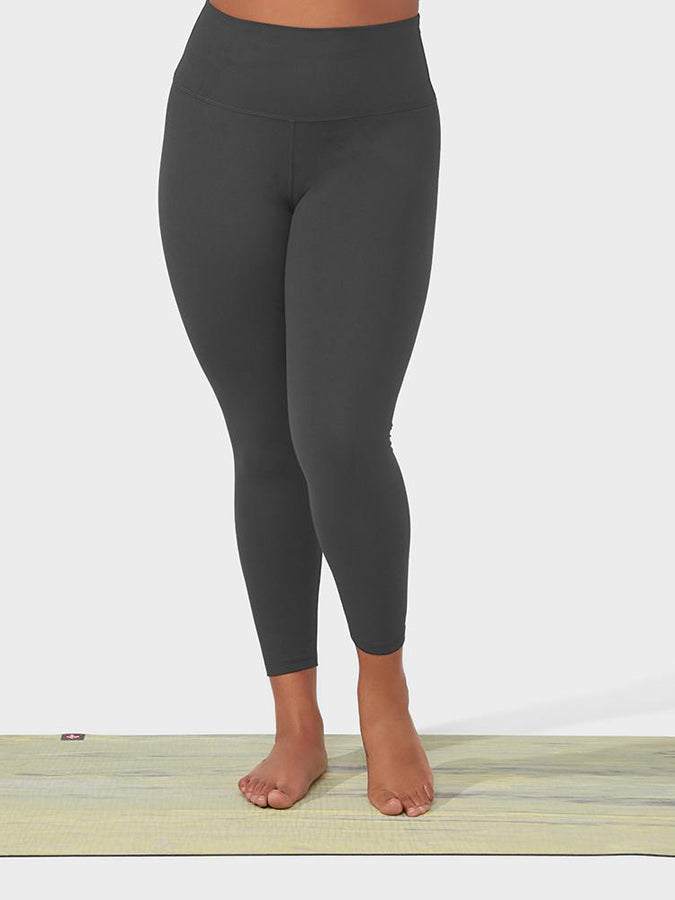 Manduka Foundation High Rise Women's Leggings - Yoga Pants for Women with Tummy Control - Perfect for Yoga, Pilates, Gym & Everyday Wear