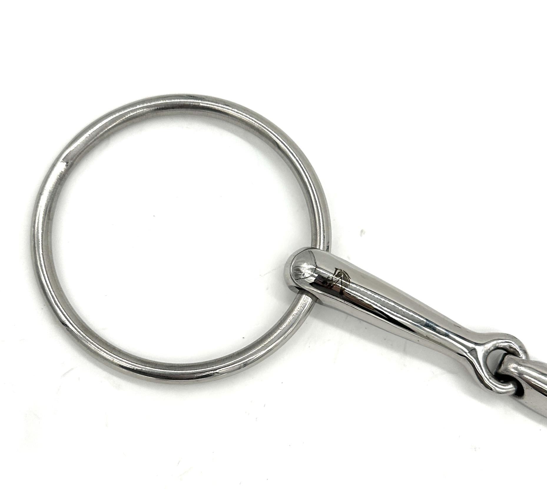 Jake Adams Elliptical Locking Loose Ring Bit - Stainless Steel Horse Training Bit for Western & English Riding - Perfect for Trail Riding, Dressage & Show Jumping
