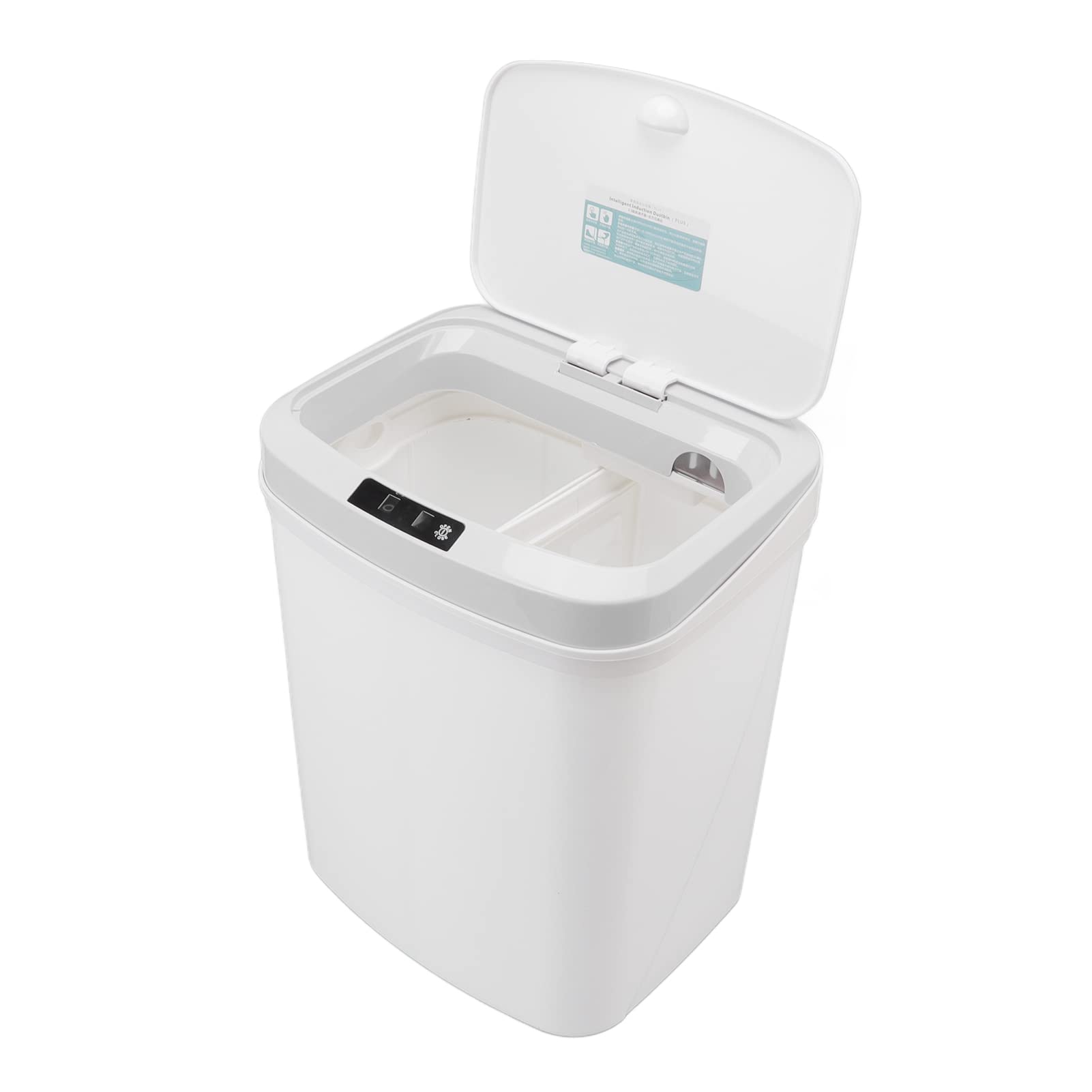 16L Smart Automatic Trash Can with Motion Sensor - Eco-Friendly Touchless Garbage Bin for Bathroom, Bedroom & Office - Ideal for Hands-Free Waste Disposal & Hygiene