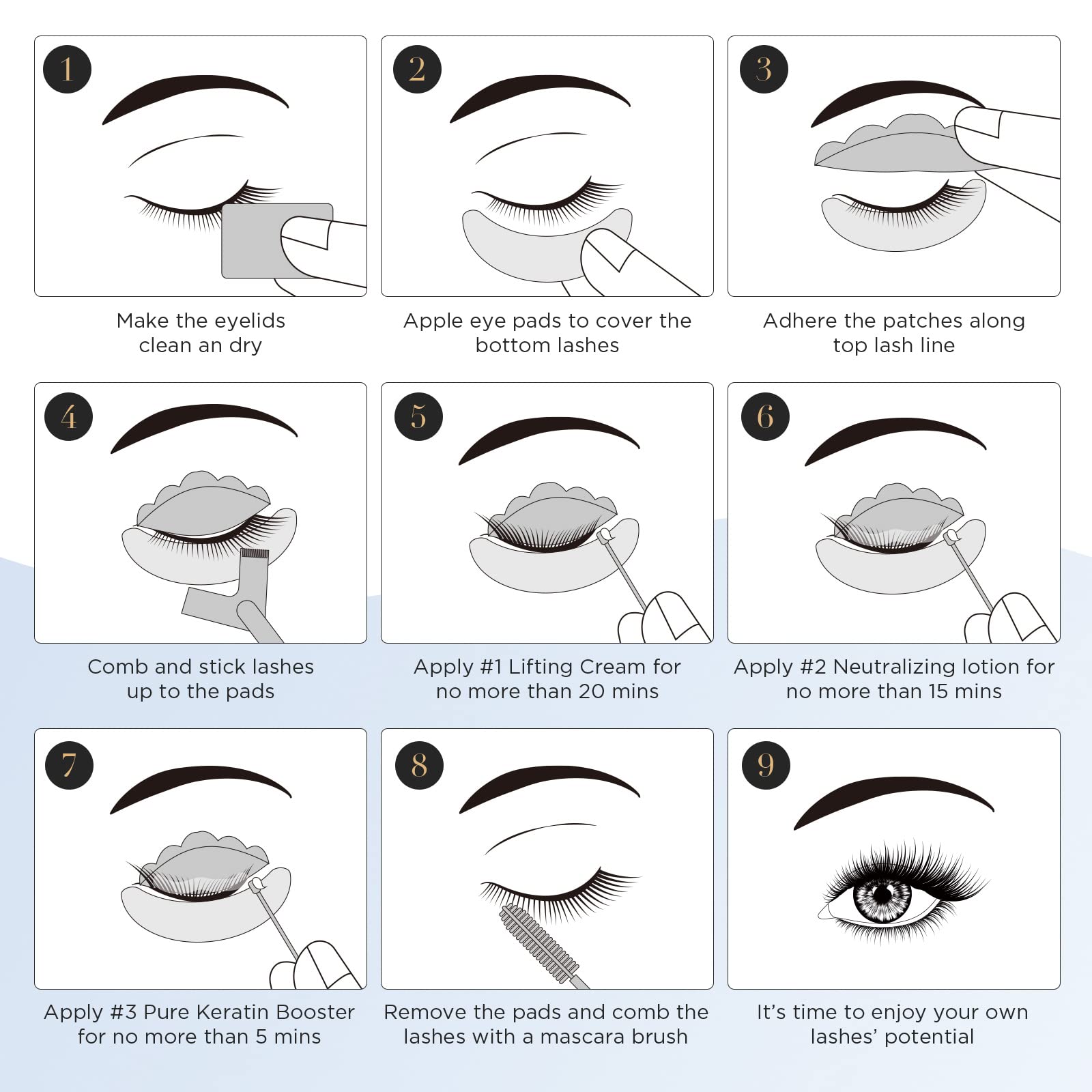 Professional LASHVIEW Lash Lift Kit - Semi-Permanent Eyelash Perming & Curling Set with Liquid Formula (5 Uses) | Salon-Quality DIY Eyelash Lift for Natural Volume & Curl | Perfect for Home Use, Bridal Makeup & Special Occasions