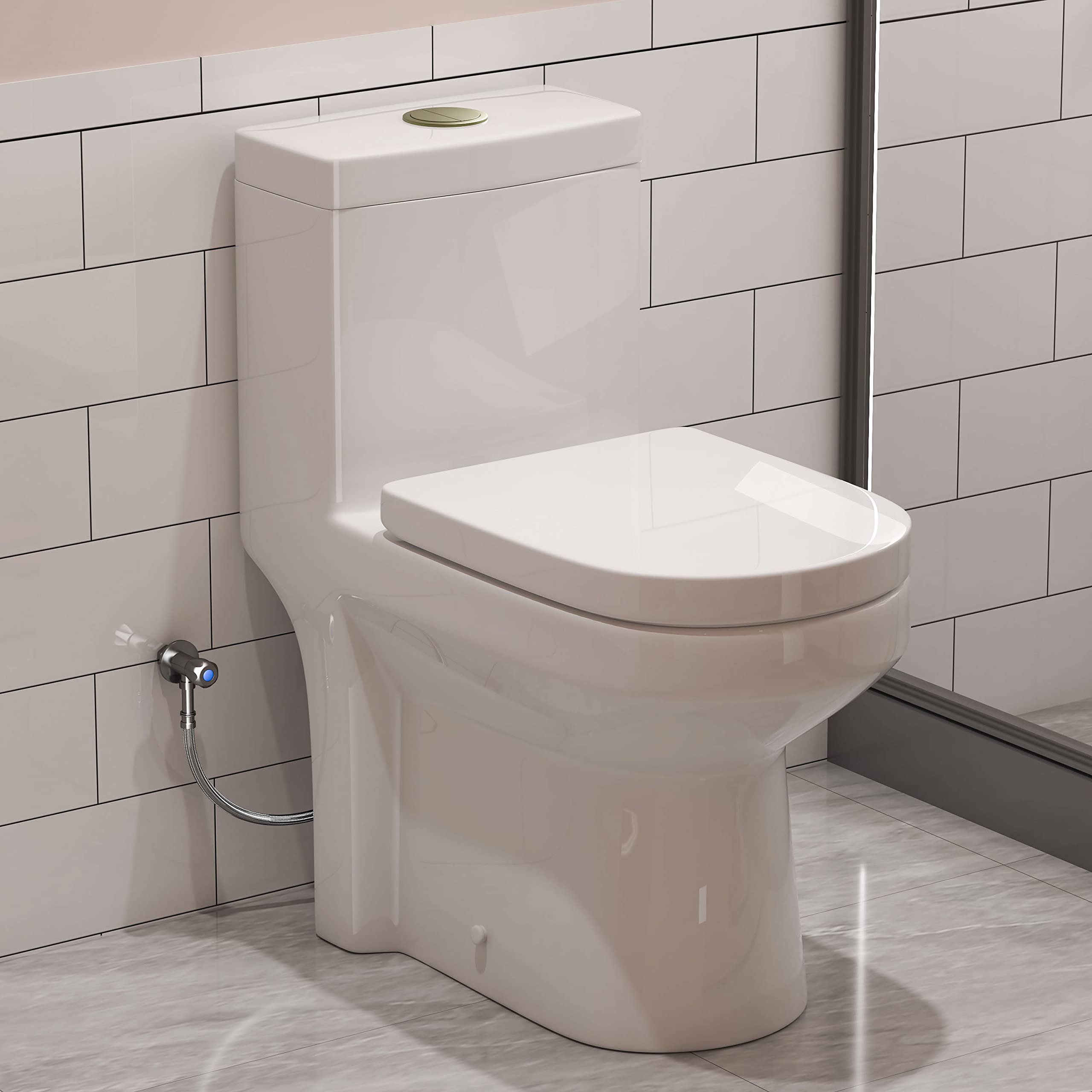 HOROW Compact One Piece Toilet 25