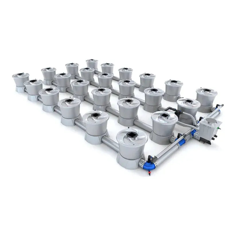 Alien Hydroponics V System DWC - 24 Pot Hydroponic Growing Kit for Indoor Plants | Perfect for Home Gardening, Grow Rooms & Hydroponic Farms