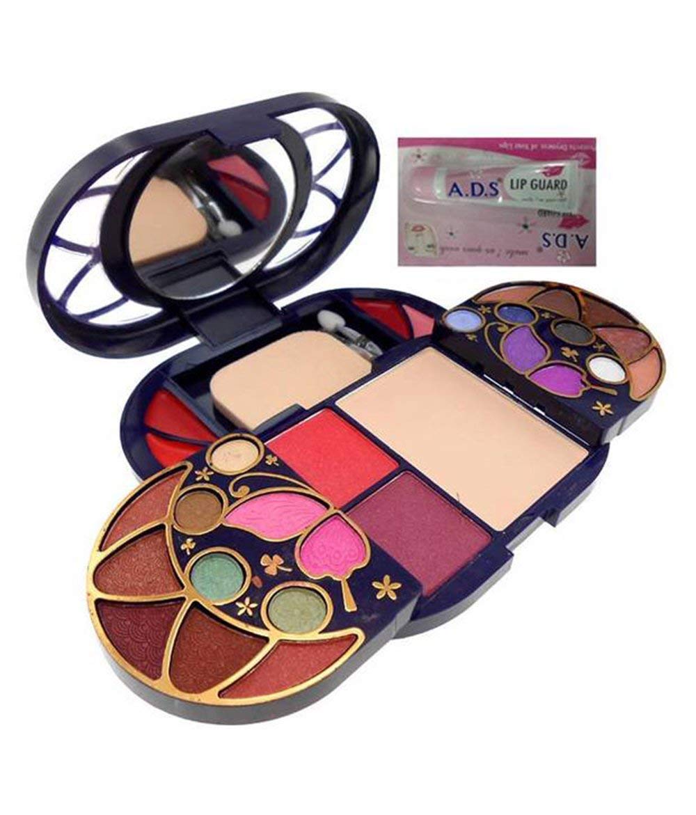 Adbeni 12-Piece Multicolor Makeup Kit with Lip Guard - Perfect for Travel, Parties & Everyday Glam (Pack of 1)
