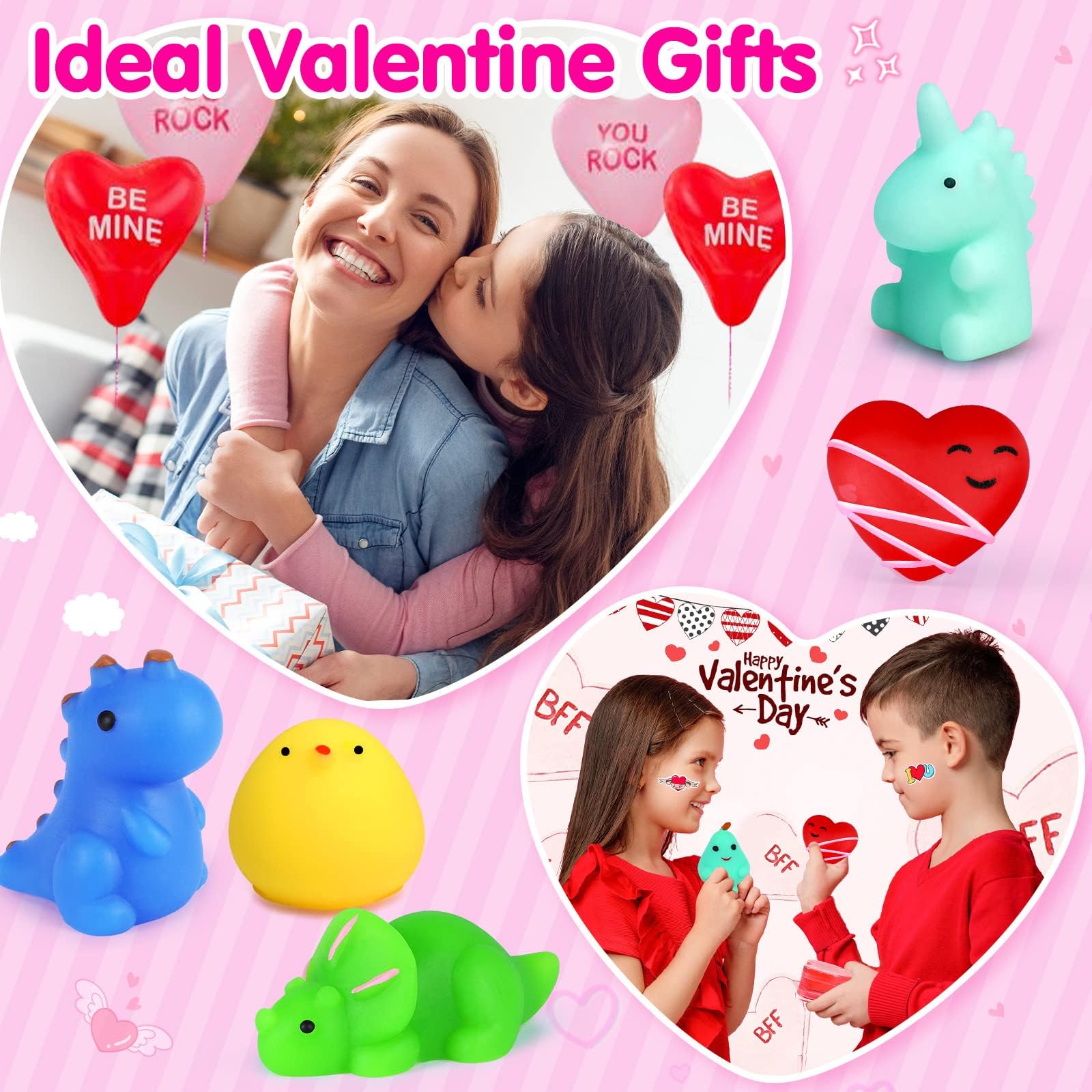 20 Pcs Mini Mochi Squishy Toys - Kawaii Animal Squishies for Kids & Adults, Stress Relief Squeeze Toys, Party Favors, Birthday Gifts, Pinata Fillers - Perfect for Classroom Rewards, Sensory Play, and Relaxation Therapy