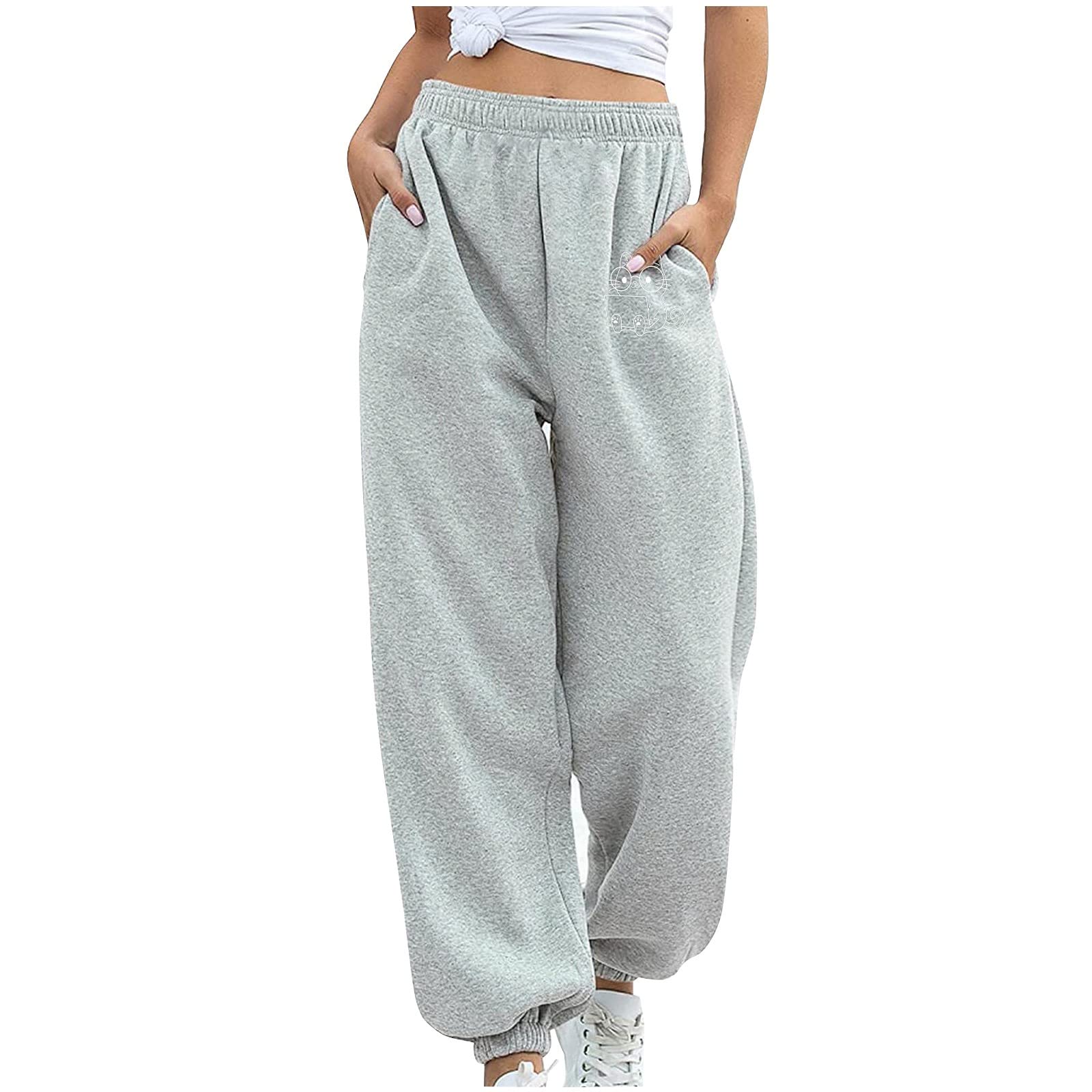 Women's High Waisted Yoga Pants with Pockets - Soft Linen Joggers for Workout, Running & Lounge - Comfortable Sweatpants for Tall Women | Perfect for Gym, Yoga & Casual Wear