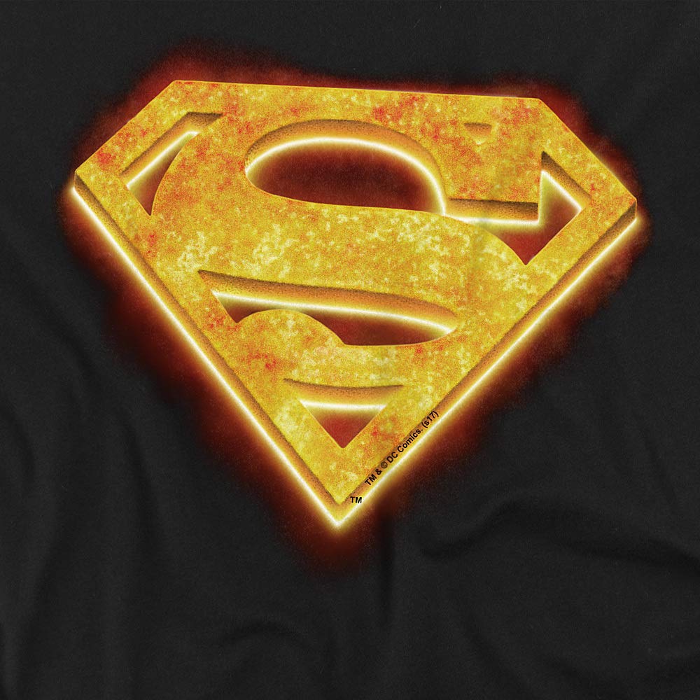 Superman Hot Steel Shield Graphic Women's T-Shirt | Cool Superhero Tee for Fans & Cosplay | Perfect for Casual Wear, Gifts & Comic Conventions