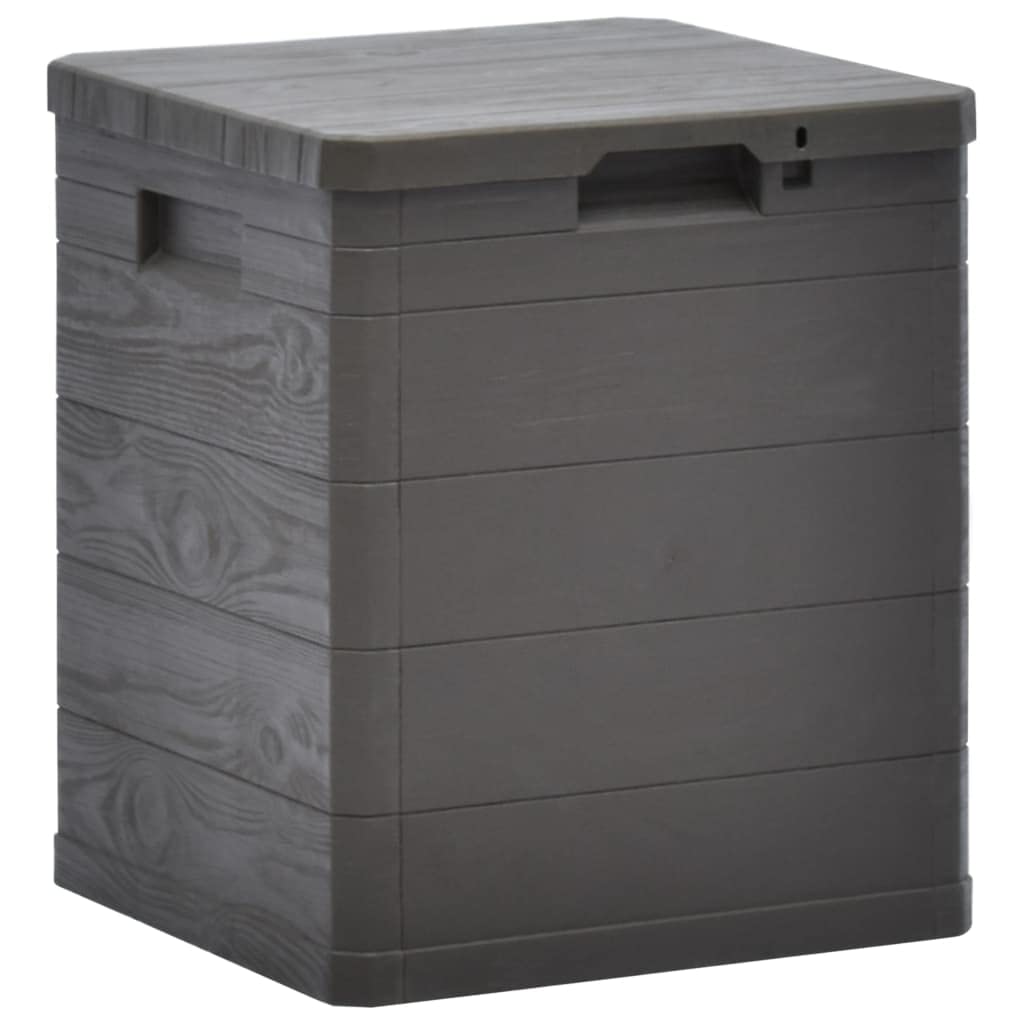 23 Gallon Resin Deck Storage Box for Patio Furniture - Outdoor Garden Organizer for Pool Toys, Tools & Accessories - Weatherproof Brown Deck Box for Backyard, Poolside & Patio Organization