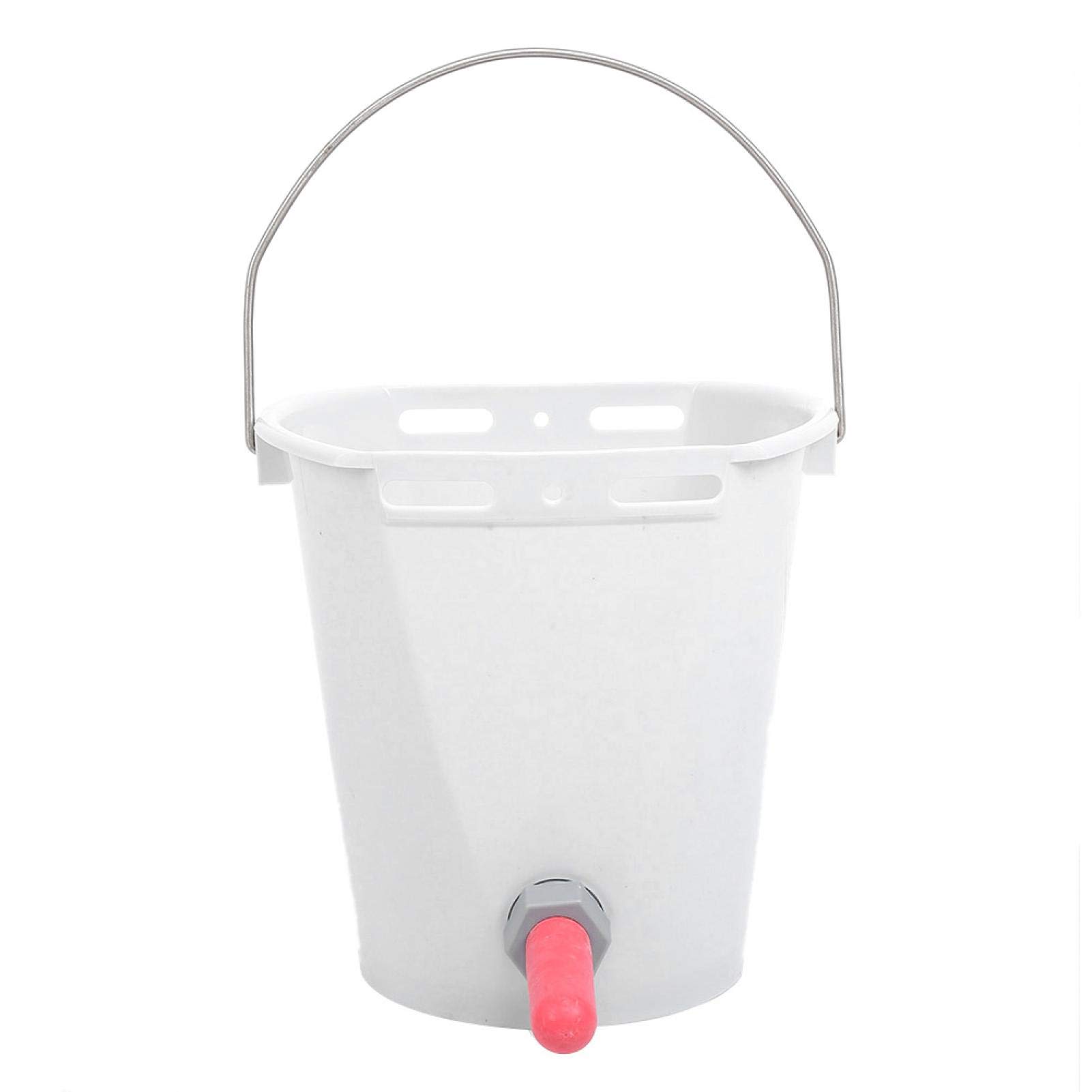 Durable Calf Milk Feed Bucket with HL-MP70 Nipple - Large Capacity Livestock Feeding Pail for Cattle, Sheep & Lambs | Perfect for Dairy Farms, Ranches & Animal Husbandry