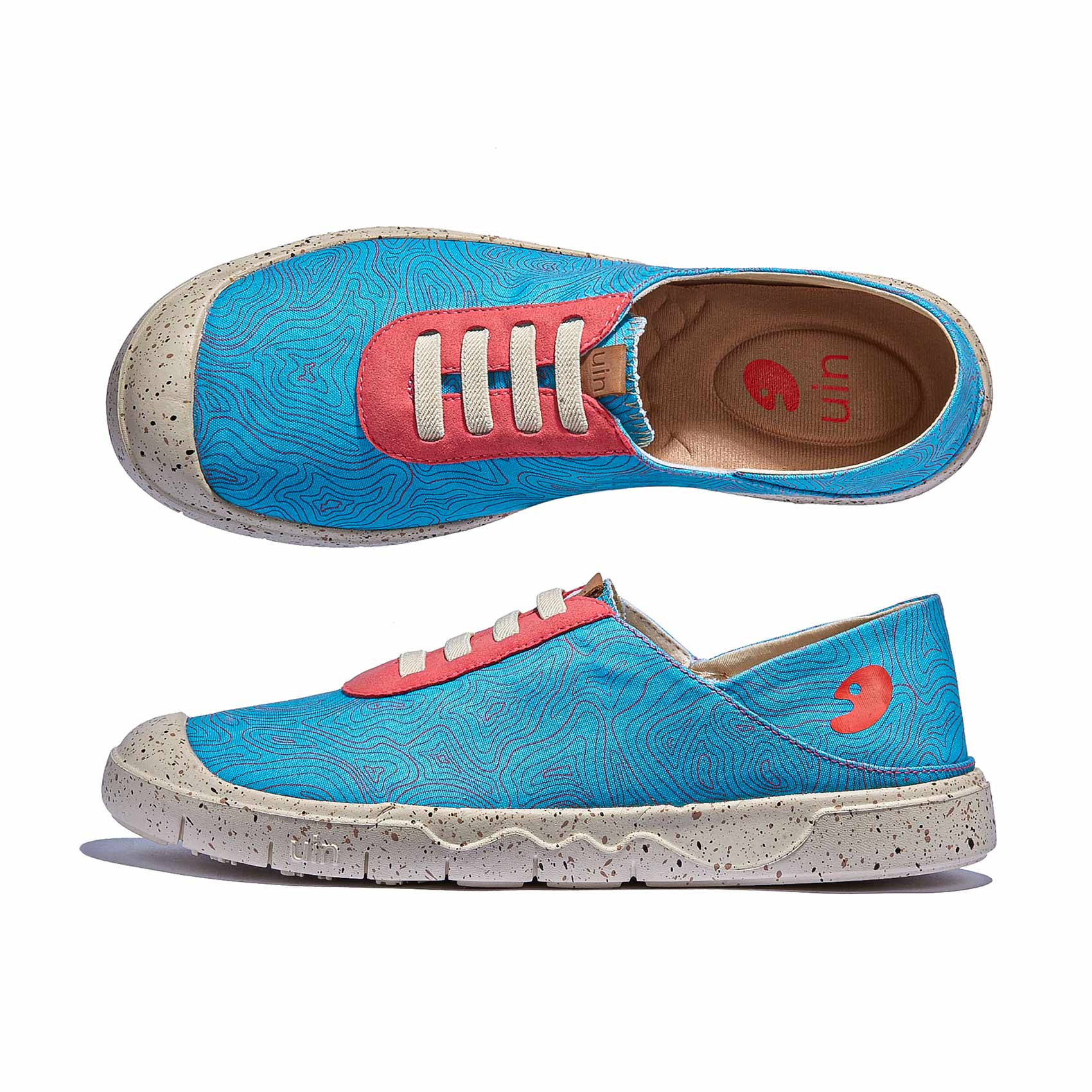 Sky Pink Blue Cadiz VII Women's Sneakers - Trendy Comfortable Athletic Shoes for Running, Walking & Gym Workouts - Perfect for Casual Wear & Sports Activities