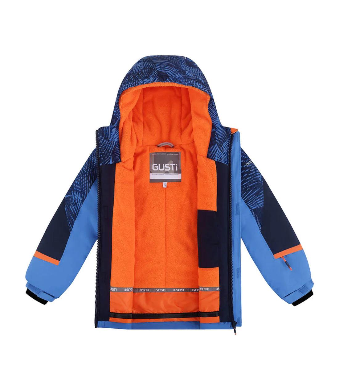 Gusti Nelson Boys Winter Snowsuit - Waterproof & Insulated Snow Jacket & Pants Set for Kids - Perfect for Skiing, Snowboarding & Outdoor Winter Play