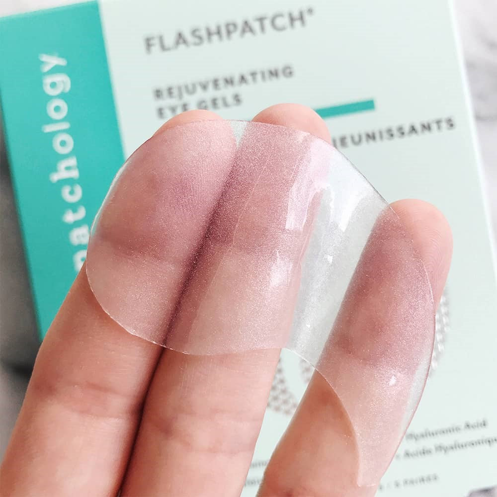FlashPatch® Rejuvenating Eye Gels - 30 Pairs Jar for Dark Circles, Puffiness & Wrinkles | Hydrating Under Eye Patches for Brightening & Anti-Aging | Perfect for Morning Routine, Travel & Spa Days