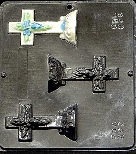 Easter Cross Chocolate Candy Mold - Premium Silicone Baking Mold for DIY Chocolate, Candy, and Desserts - Perfect for Easter Treats, Holiday Baking, and Party Decorations