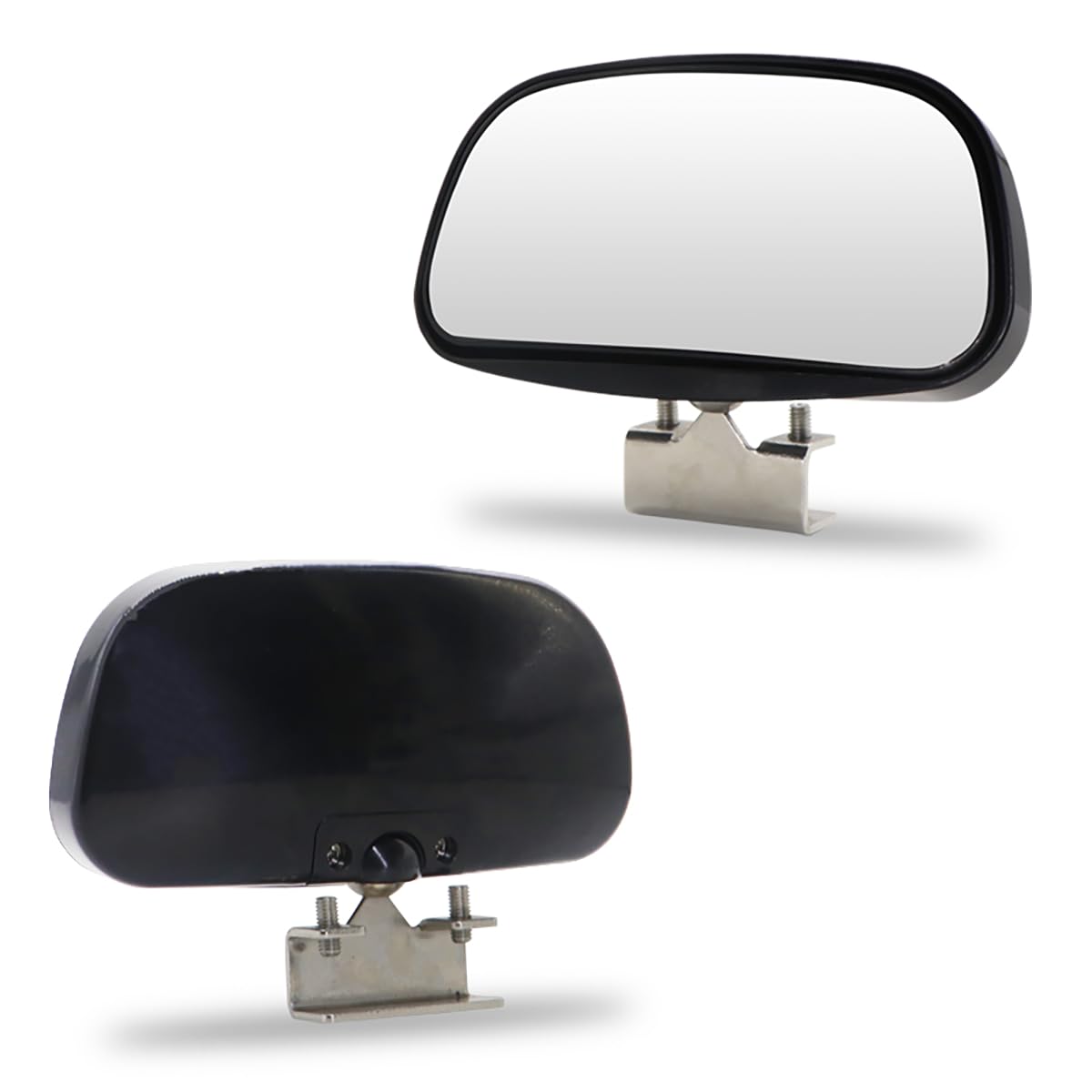 2 Pcs Black Rectangle Blind Spot Mirror for Car - HD Glass Wide Angle Rear View Mirror, Auto Blind Spot Mirror for Car Truck SUV RV, Enhanced Safety for Lane Changing & Parking