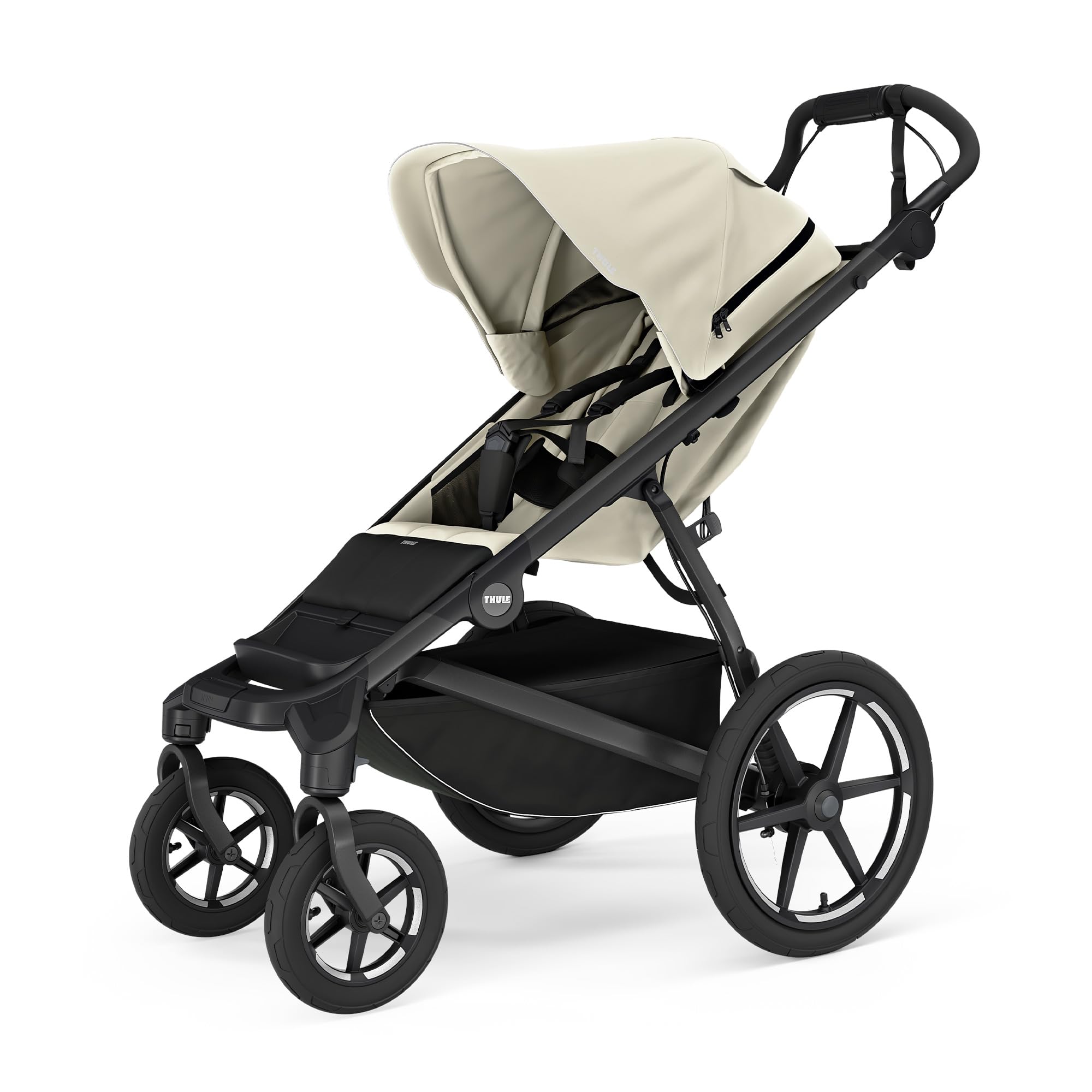 Thule Urban Glide 4-Wheel All-Terrain Jogging Stroller for Single Child - Full Suspension System, Air-Filled Tires, Adjustable Recline Seat with Built-in Leg Rest - Perfect for Running, Hiking & City Walks with Your Baby