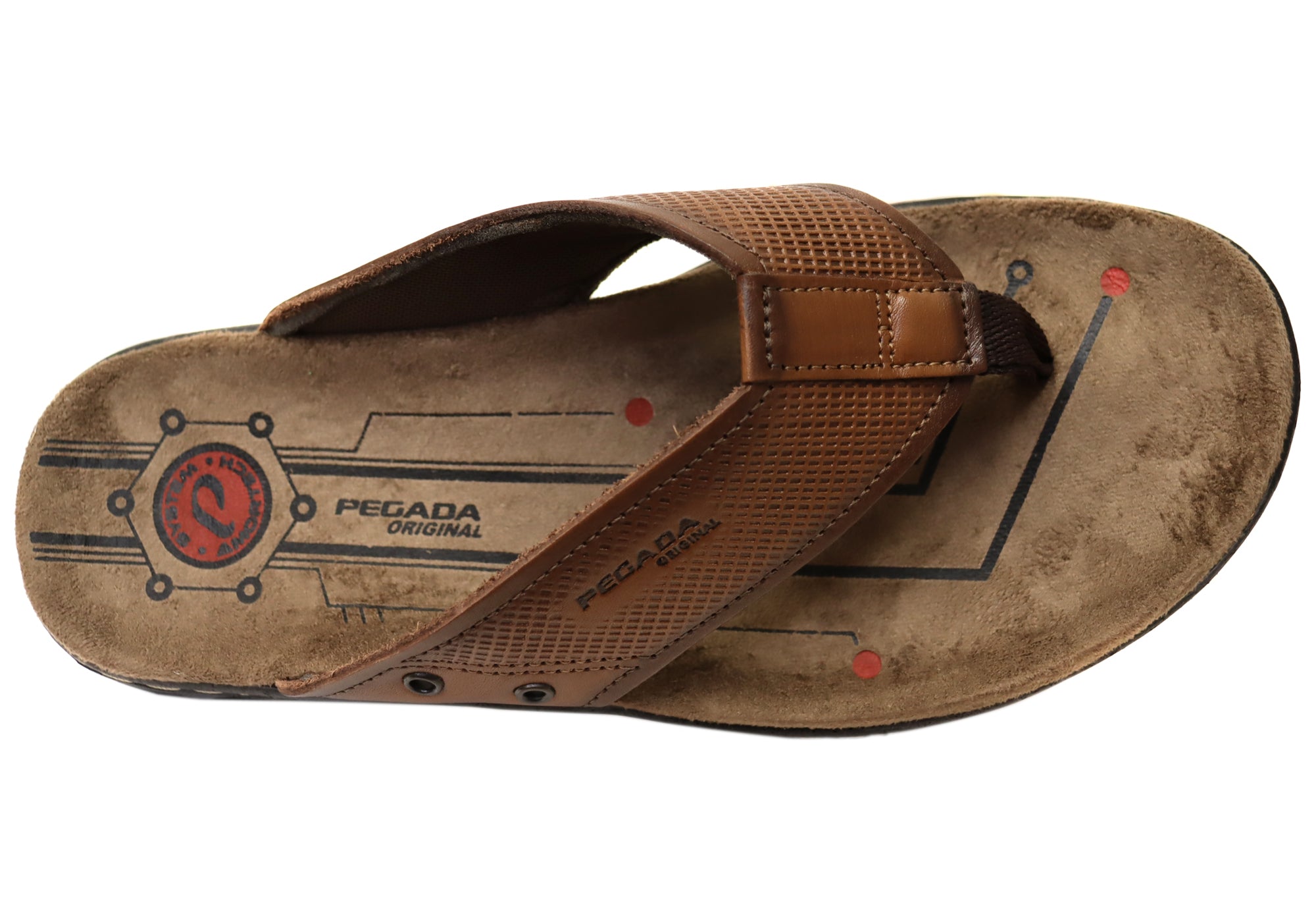 **Glenn Men's Comfortable Leather Thong Sandals - Handmade in Brazil - Perfect for Beach, Pool & Casual Summer Wear**