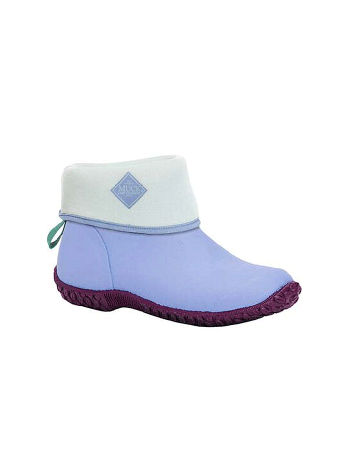 Muck WM2 2FLR Women's Muckster II Mid Boot - Waterproof Rubber Rain Boots for Women in Blue Iris - Perfect for Gardening, Farming & Outdoor Activities