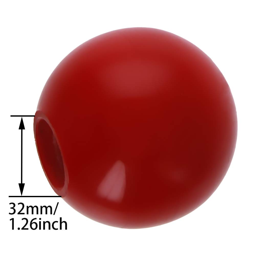 10Pcs Black Bakelite Ball Knob M5 Female Thread - 20mm/0.79