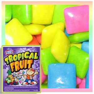 Dubble Bubble Tropical Fruit Chewing Gum - Sweet & Fruity Bubble Gum for Kids & Adults - Perfect for Parties, Gifts & Everyday Fun