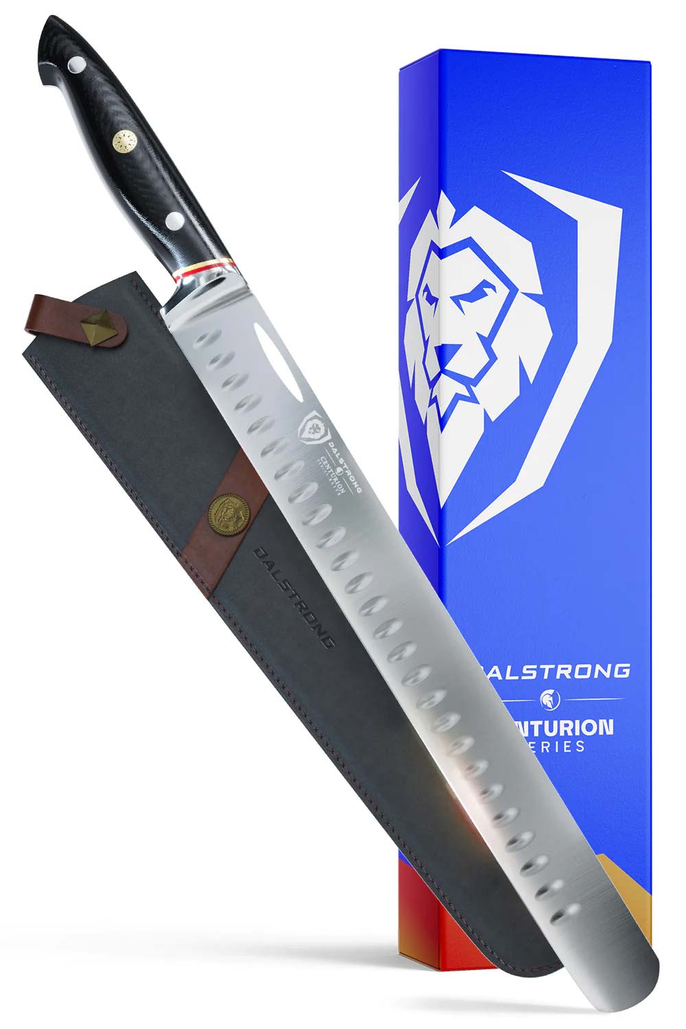Dalstrong Centurion Series 12-inch Slicing & Carving Knife - Professional Chef Knife for Meat, Roasts & BBQ - Perfect for Home Kitchen & Restaurant Use